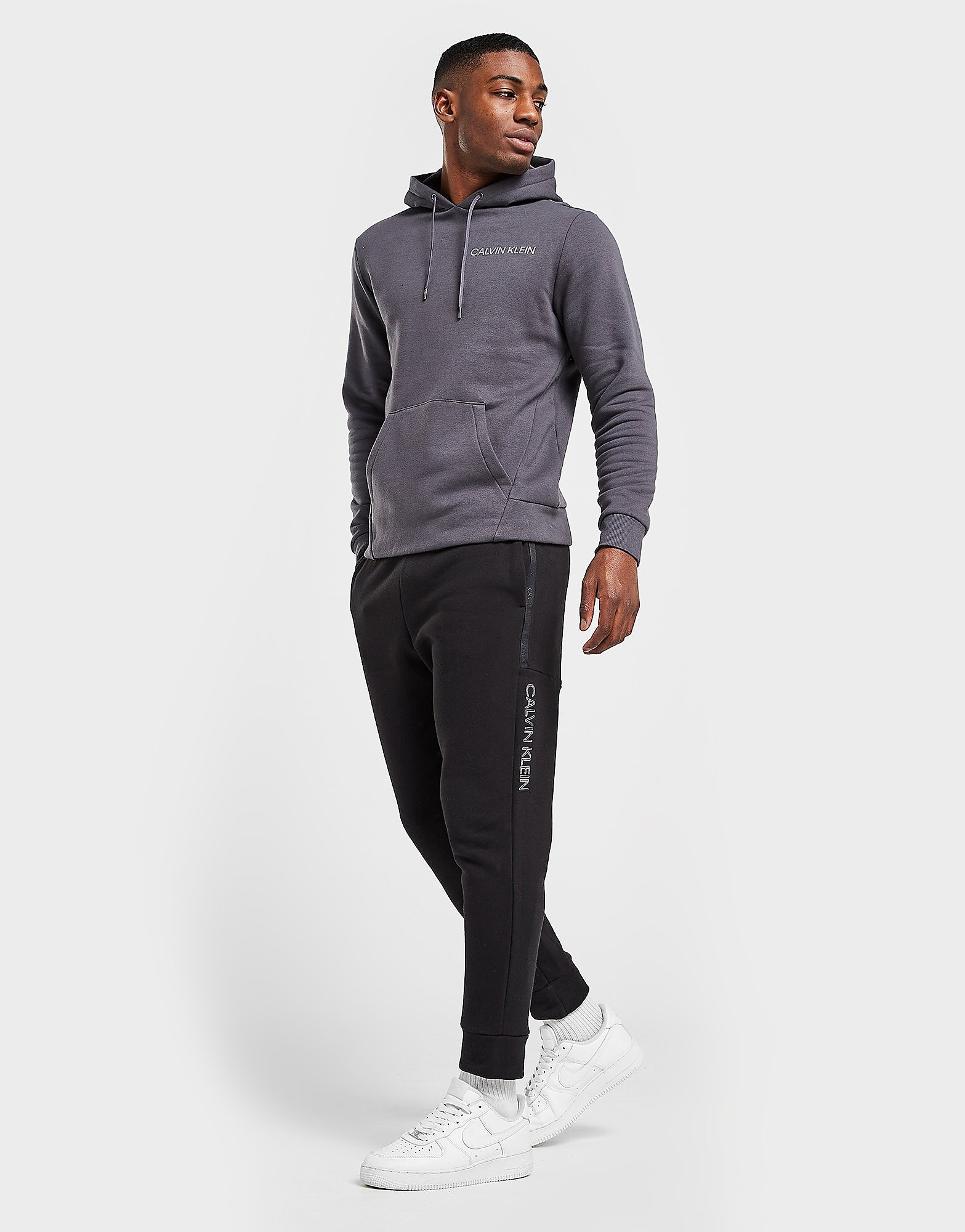 

Calvin Klein Side Logo Joggers - Black - Mens, Black