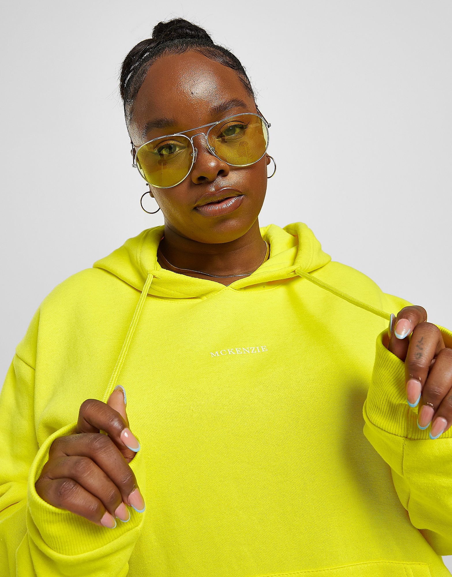 

McKenzie Core Overhead Plus Size Hoodie - Only at JD - Yellow - Womens, Yellow