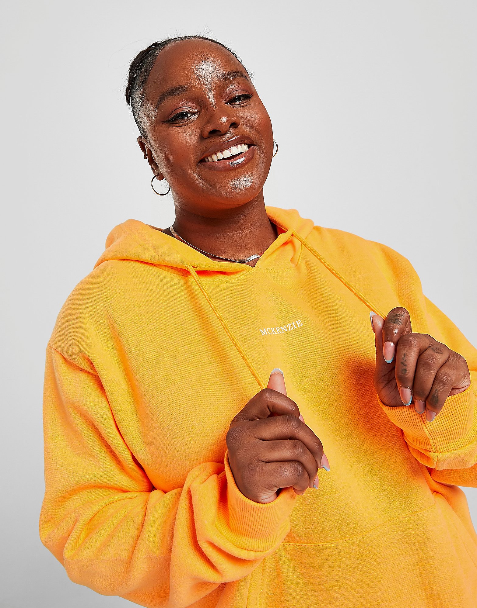 

McKenzie Core Overhead Plus Size Hoodie - Only at JD - Orange - Womens, Orange