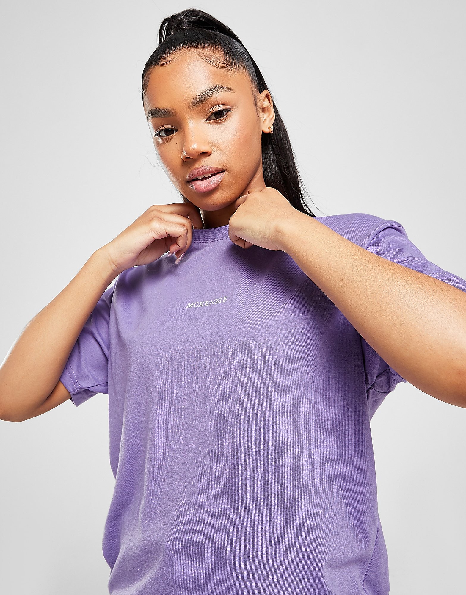 

McKenzie Essential Boyfriend T-Shirt - Only at JD - Purple - Womens, Purple