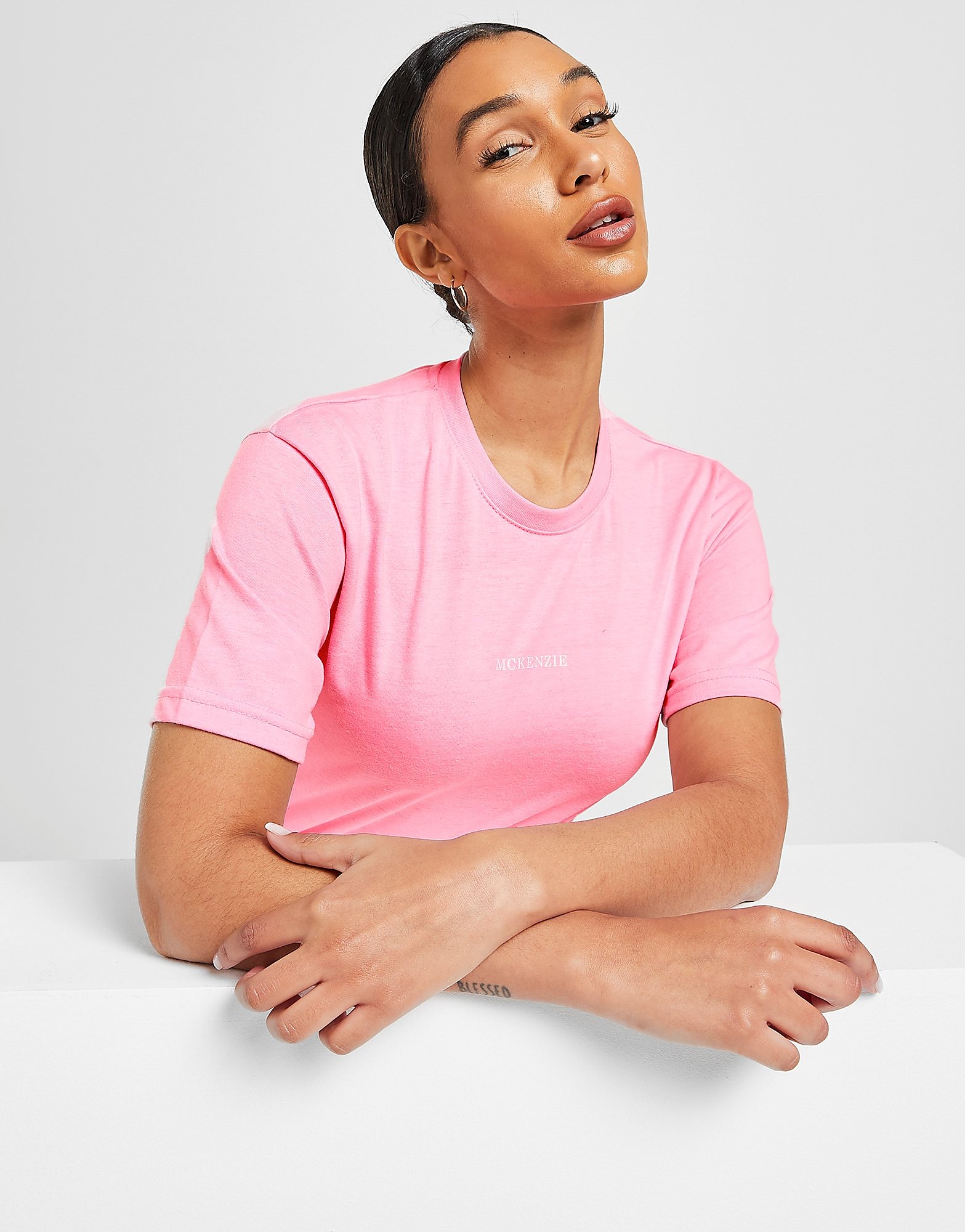 

McKenzie Essential Boyfriend T-Shirt - Only at JD - Pink - Womens, Pink