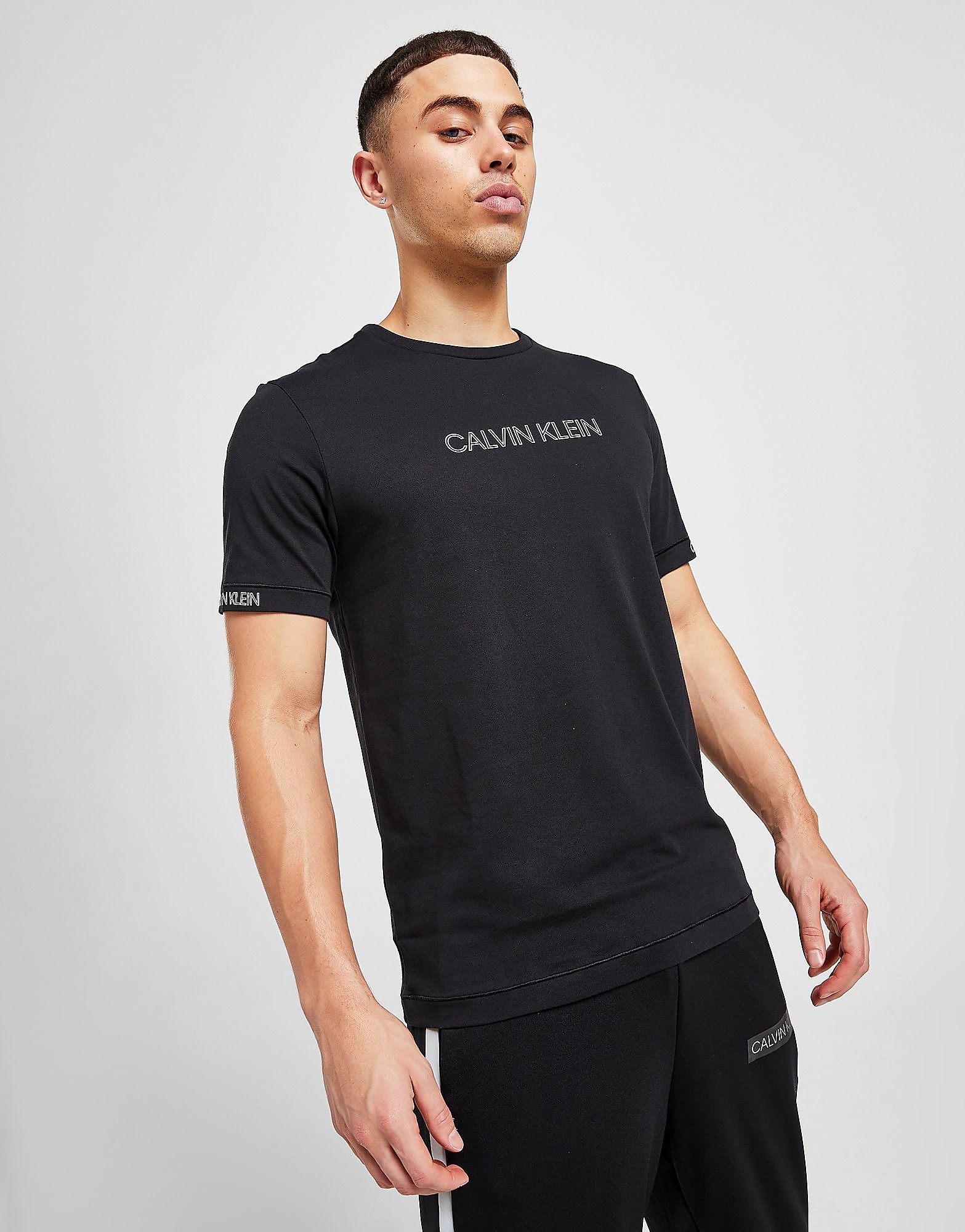 

Calvin Klein Central Logo T-Shirt - Only at JD - Black - Mens, Black