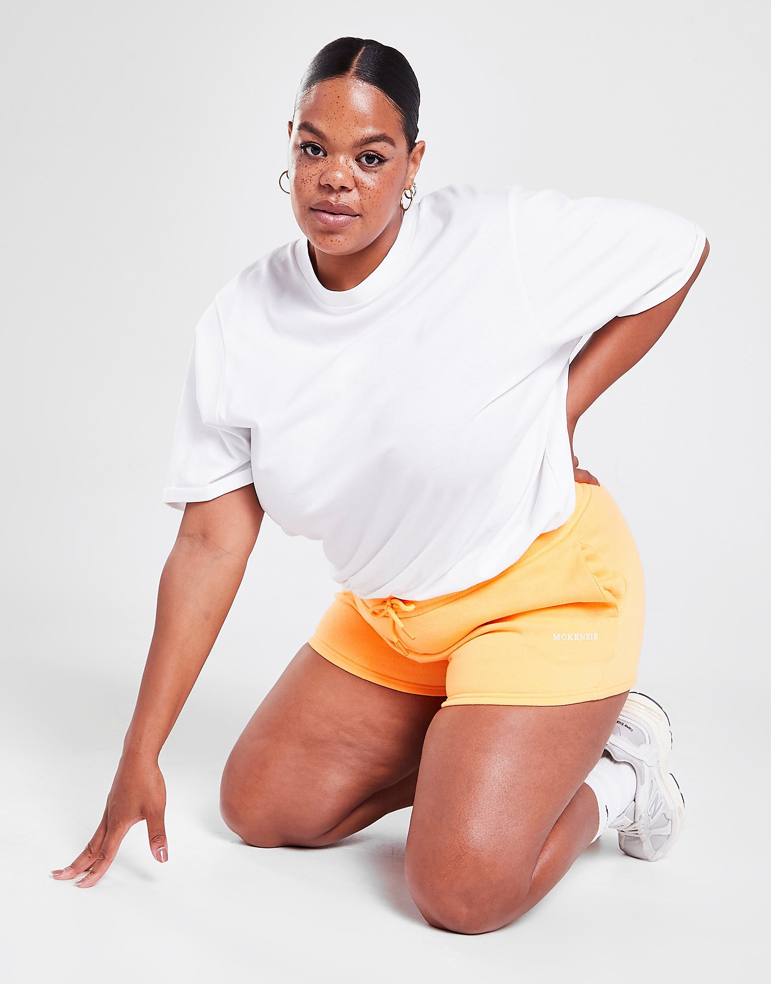 

McKenzie Plus Size Runner Shorts - Only at JD - Orange - Womens, Orange