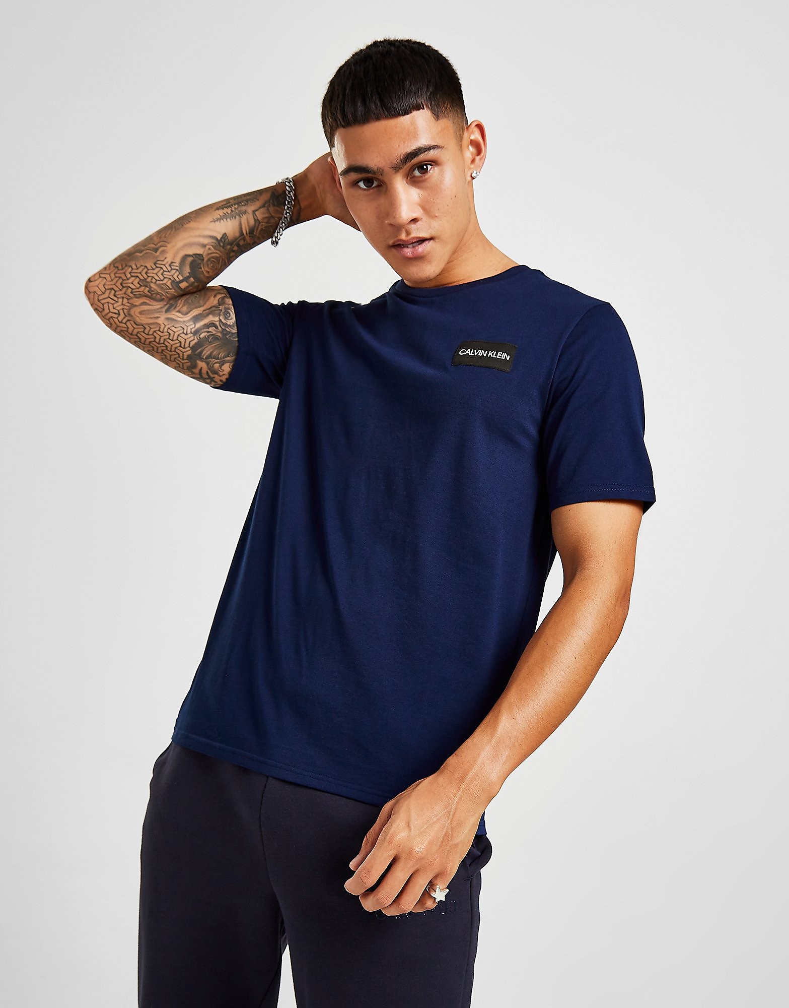 

Calvin Klein Patch T-Shirt - Only at JD - Navy - Mens, Navy