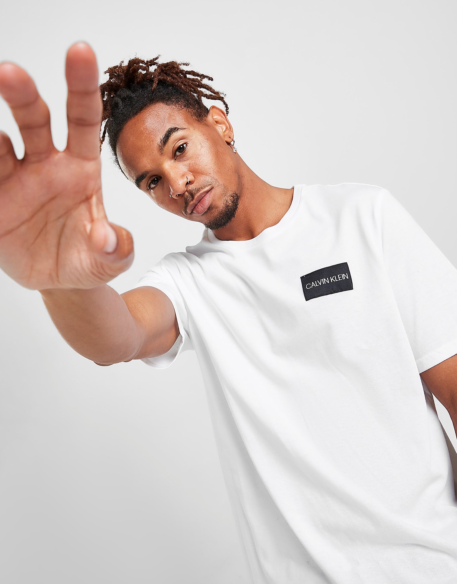

Calvin Klein Patch T-Shirt - White - Mens, White