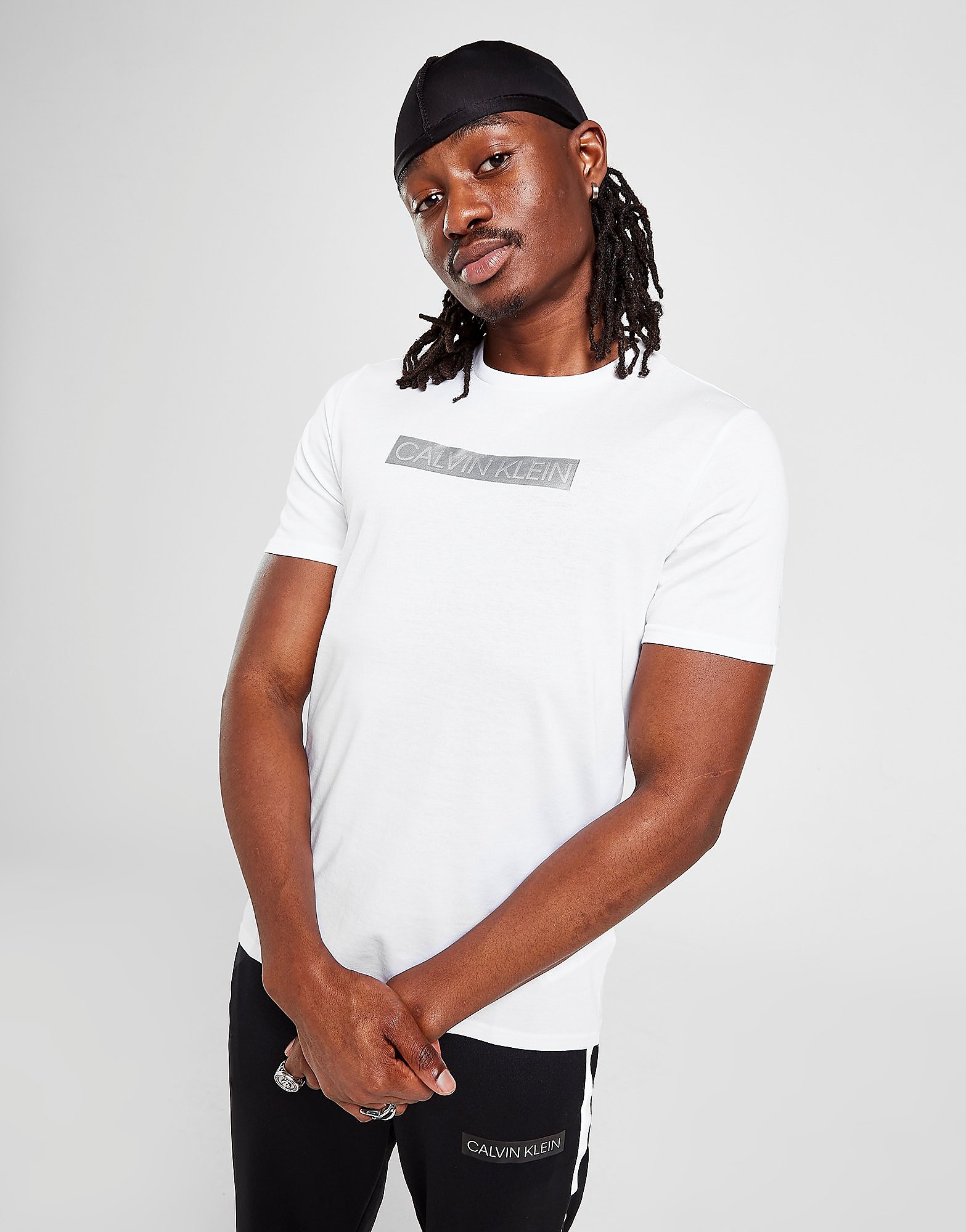 

Calvin Klein Embossed Box Logo T-Shirt - Only at JD - White - Mens, White