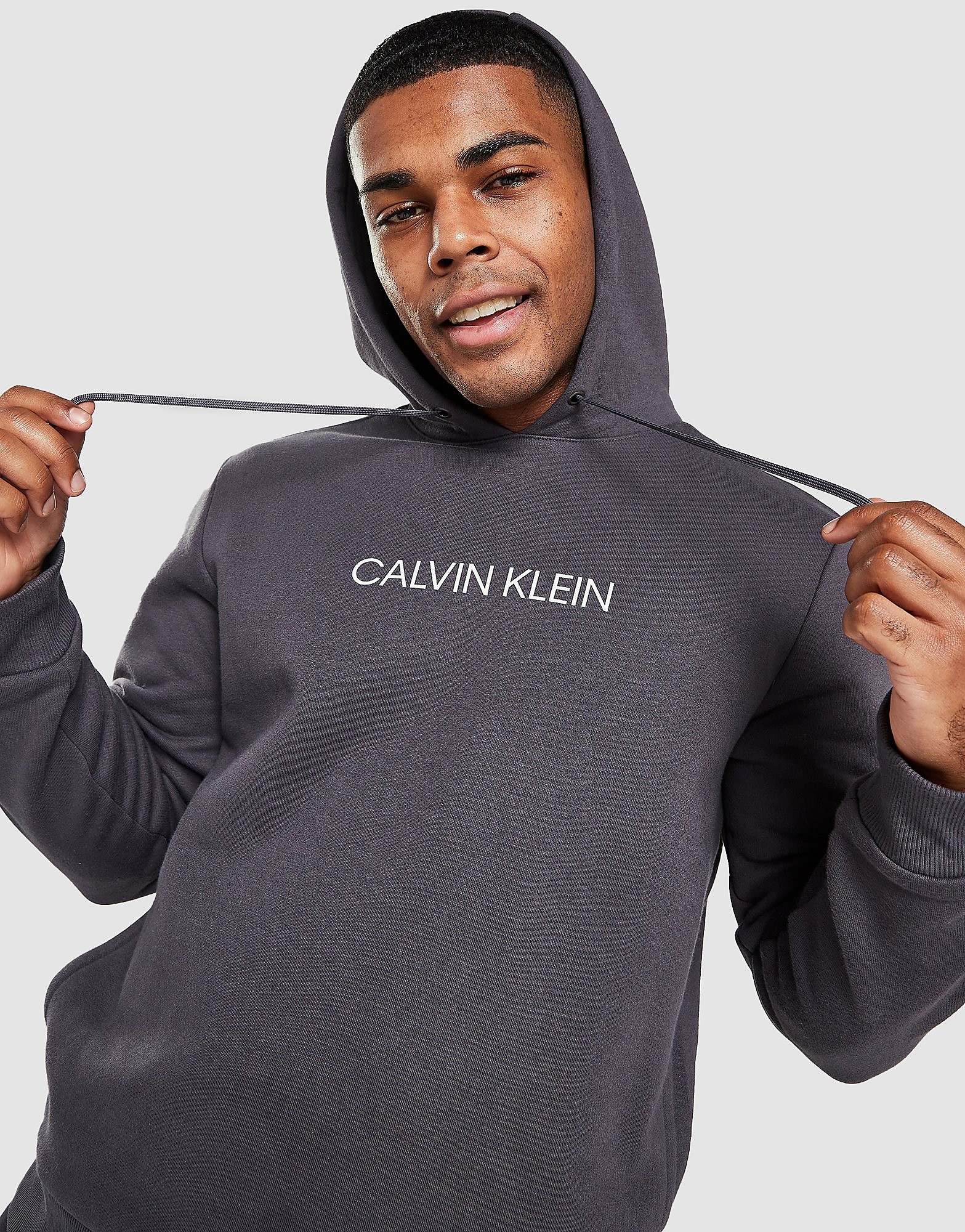 

Calvin Klein Arm Patch Overhead Hoodie - Only at JD - Grey - Mens, Grey