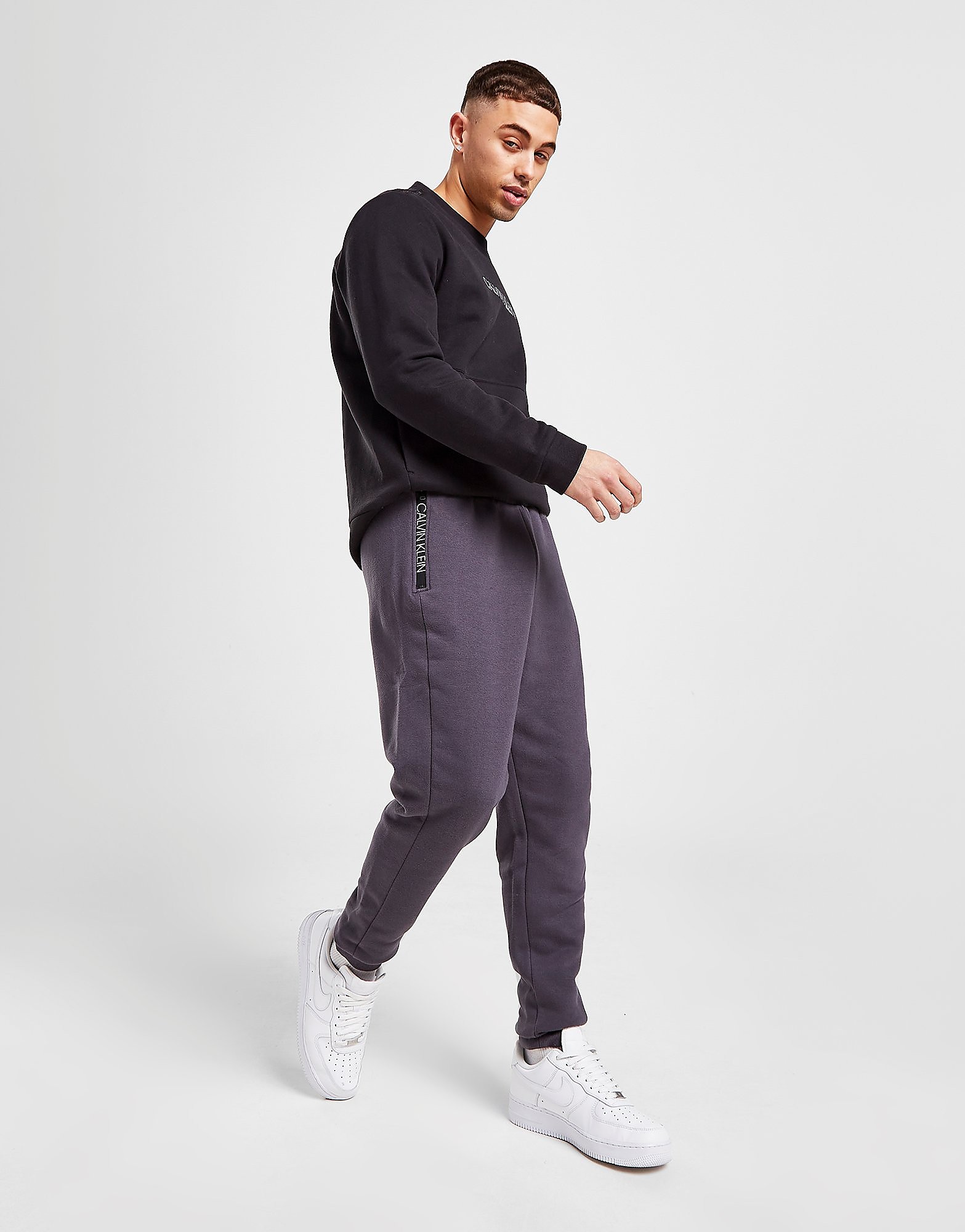 

Calvin Klein Branded Zip Joggers - Only at JD - Grey - Mens, Grey