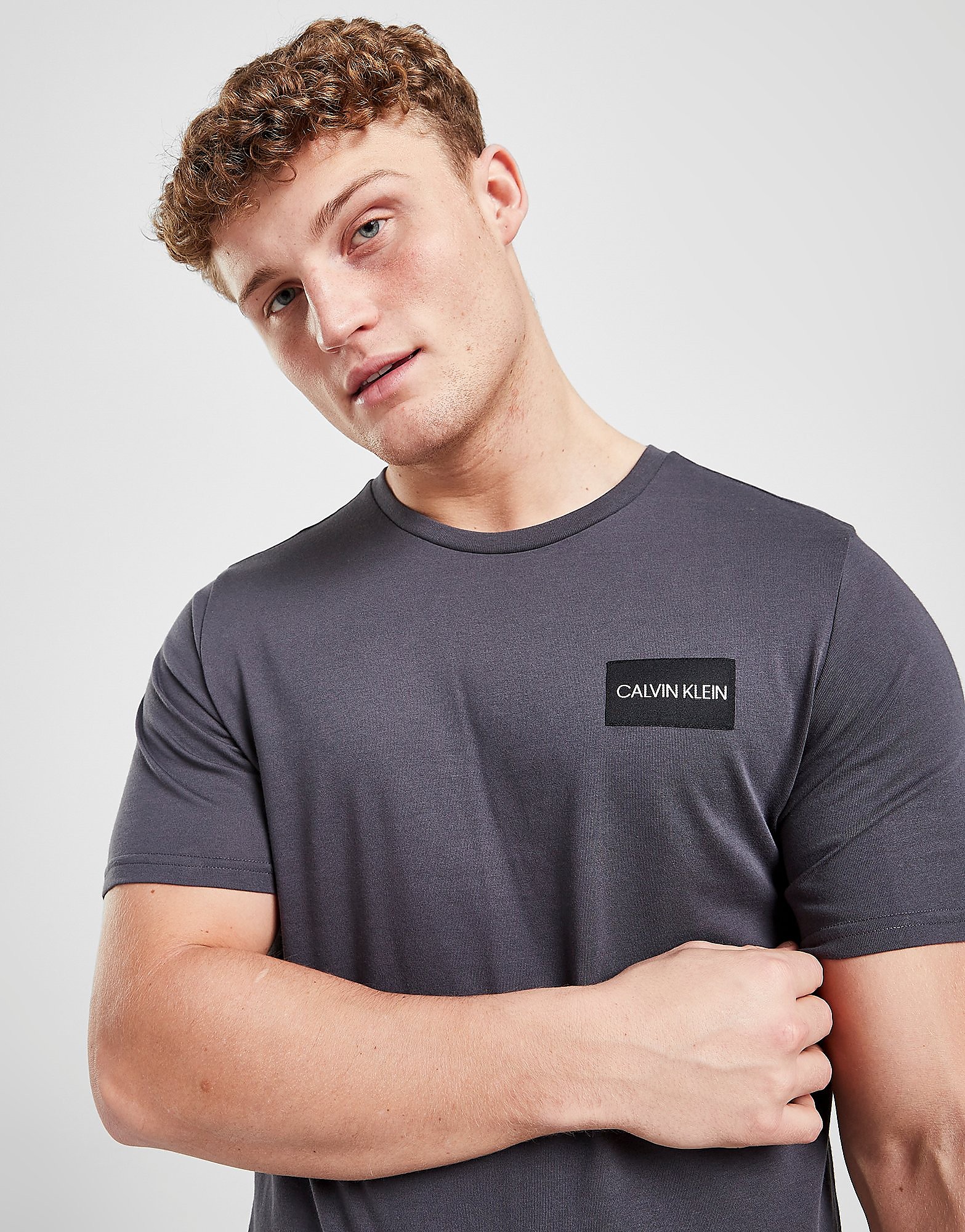 

Calvin Klein Patch T-Shirt - Only at JD - Grey - Mens, Grey