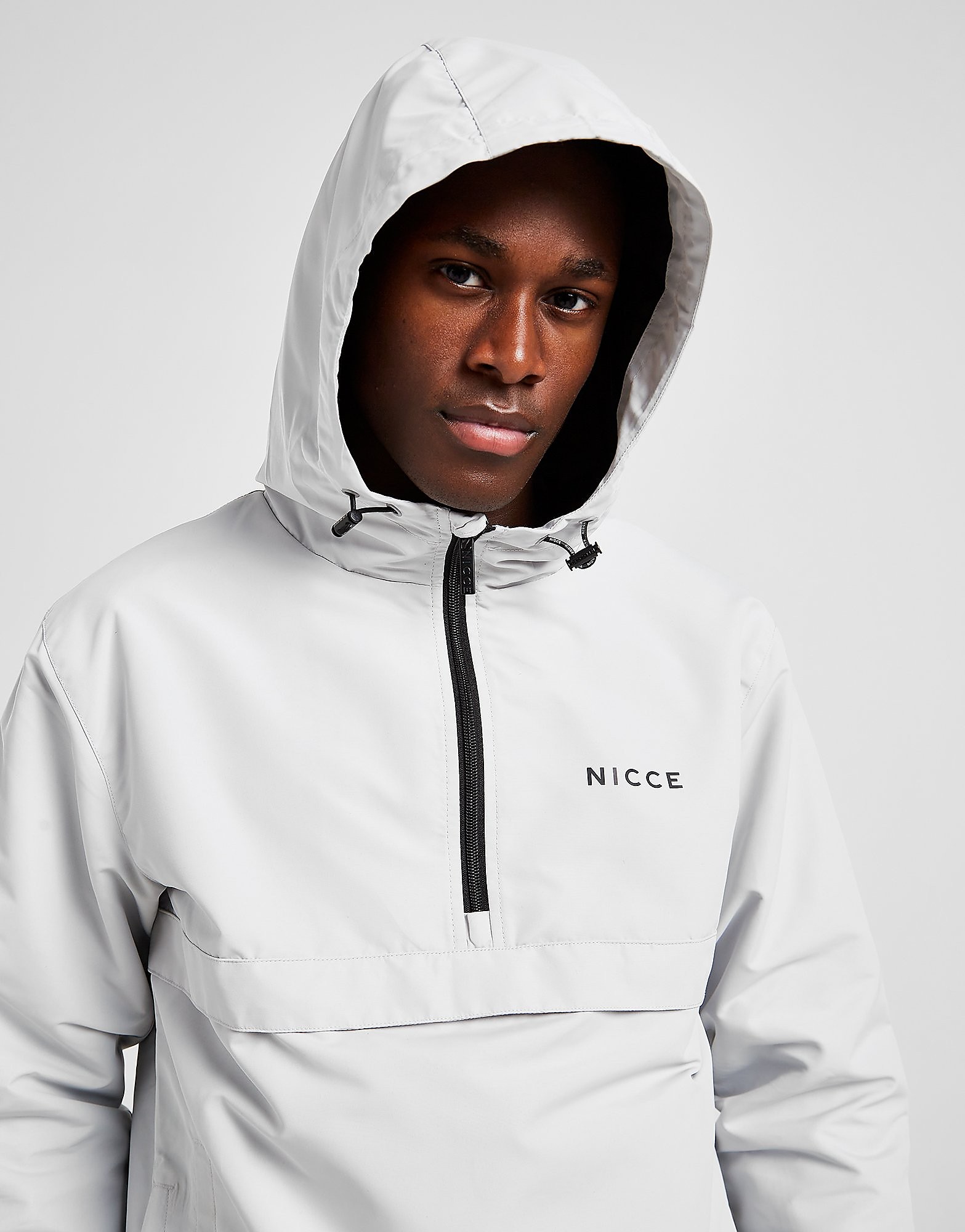 

Nicce Overhead Lightweight Jacket - Grey - Mens, Grey