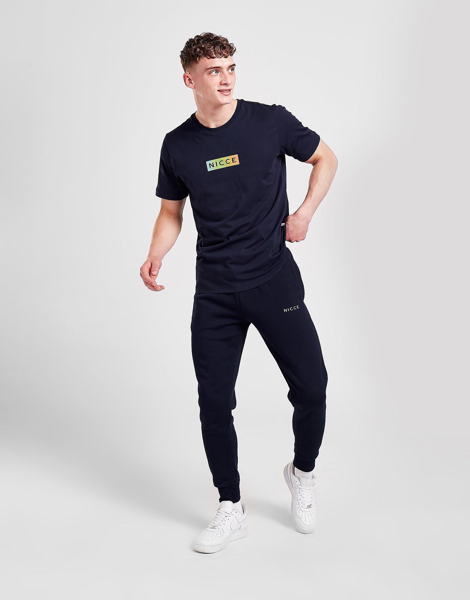 

Nicce Axiom Joggers - Navy - Mens, Navy