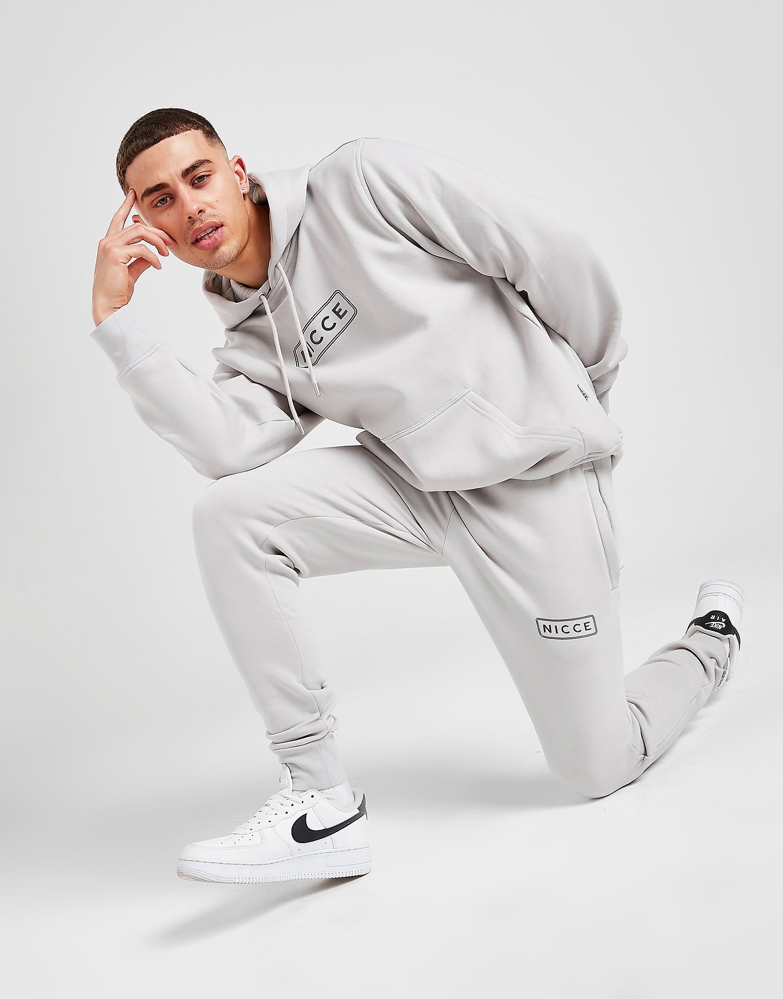 

Nicce Plinth Joggers - Grey - Mens, Grey