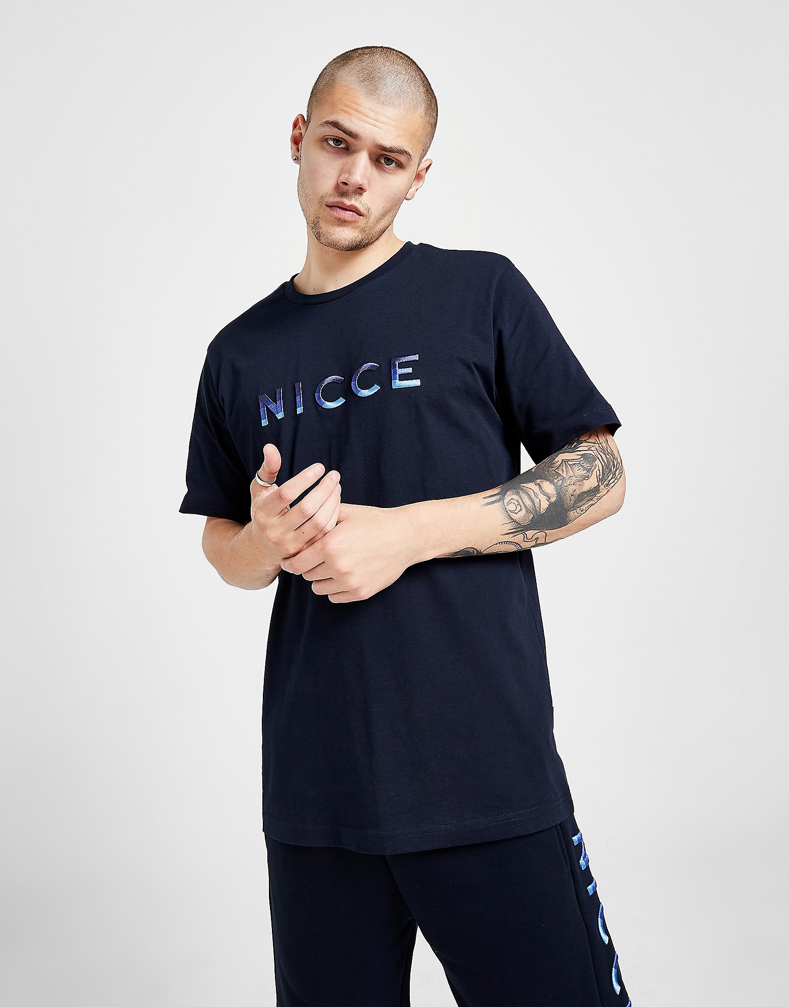 Nicce Vina T-Shirt - Only at JD - Navy - Mens, Navy