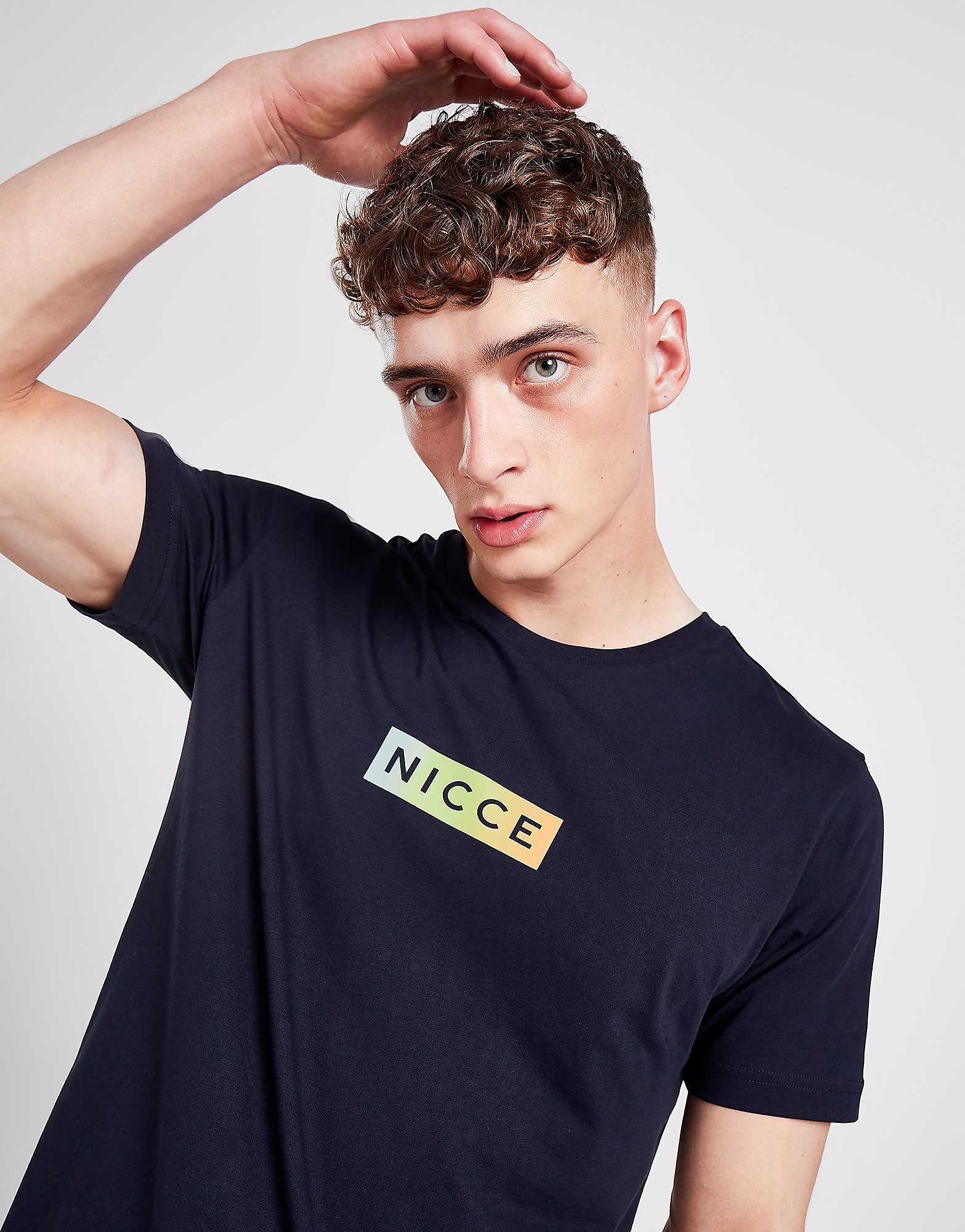 

Nicce Forge T-Shirt - Blue - Mens, Blue