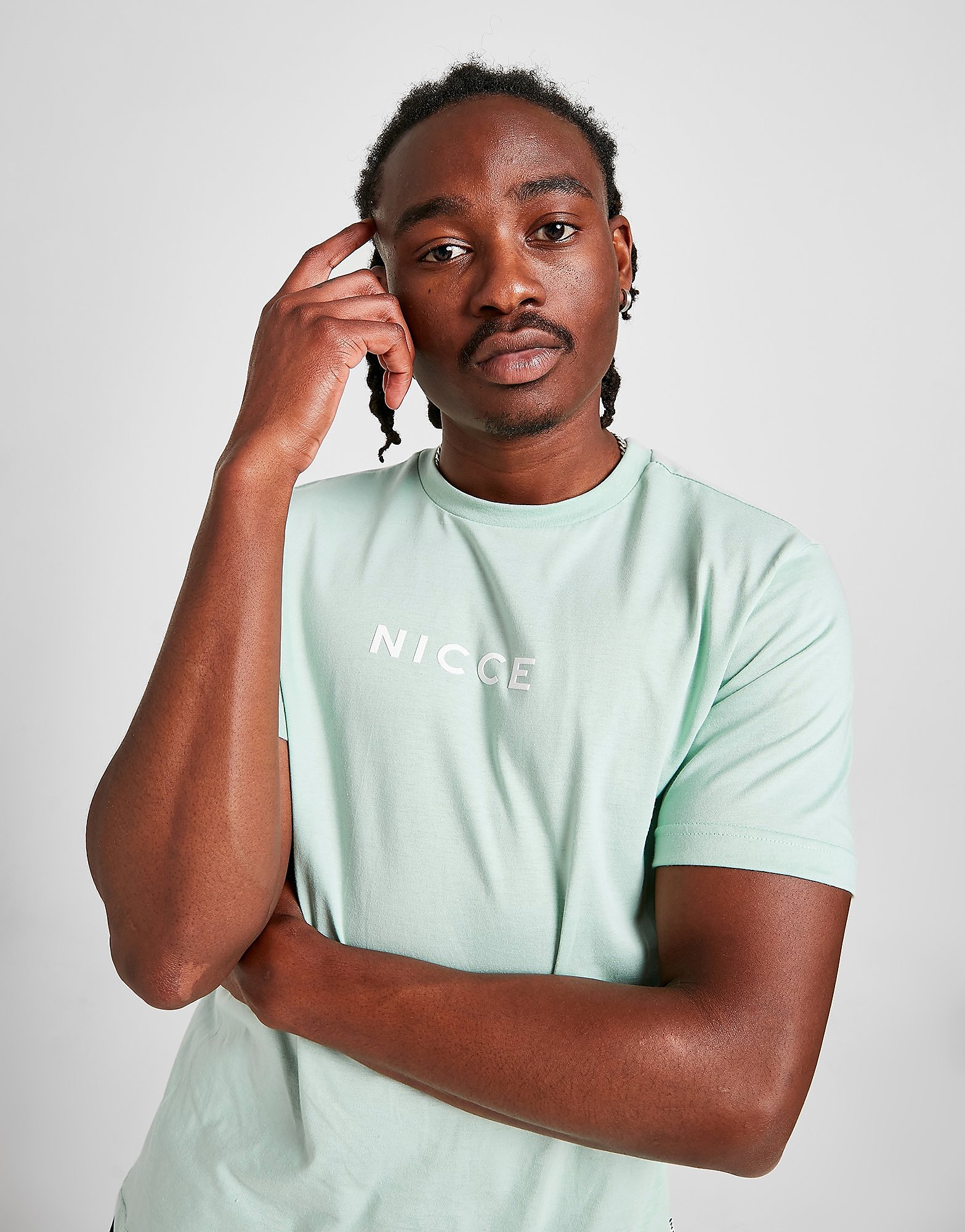

Nicce Centre Logo T-Shirt - Only at JD - Green - Mens, Green