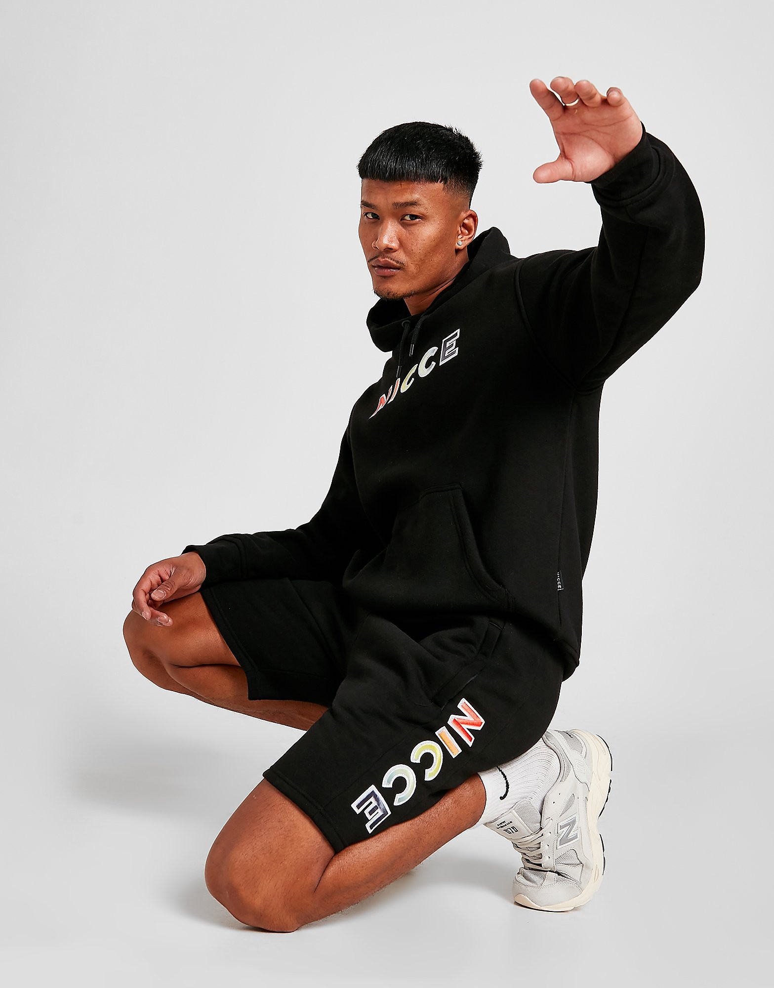 

Nicce Dent Shorts - Black - Mens, Black