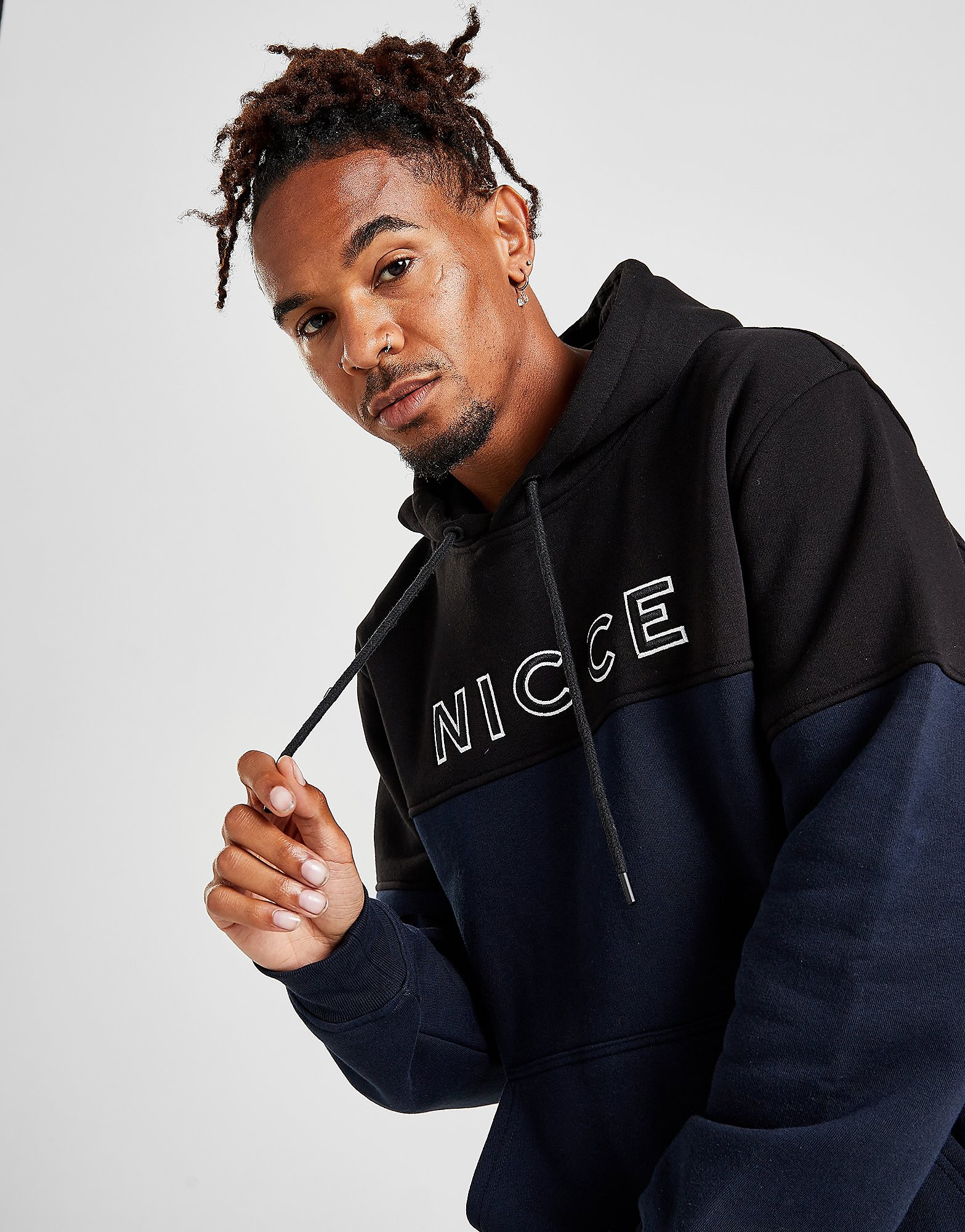 

Nicce Maxin Overhead Hoodie - Navy - Mens, Navy
