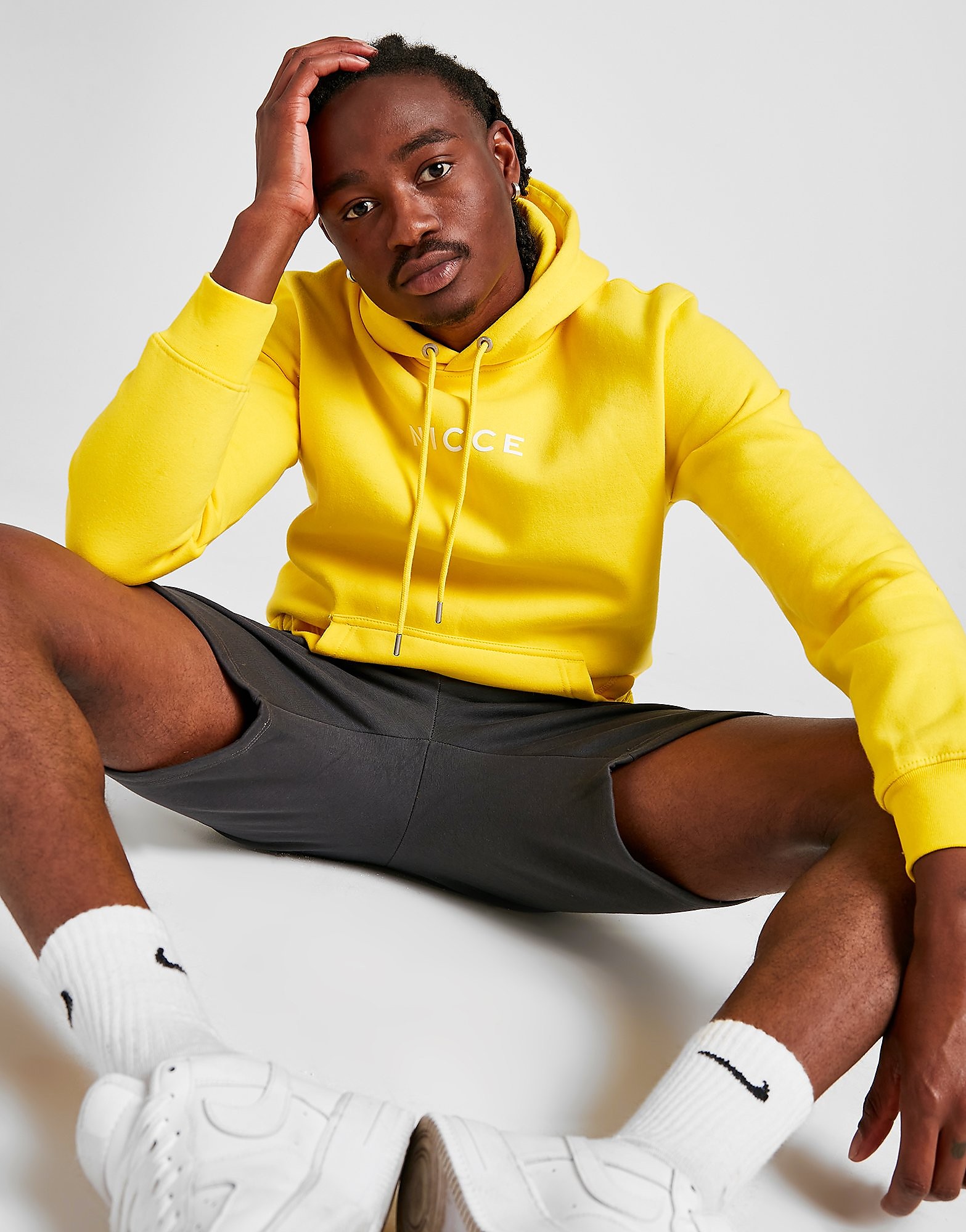 

Nicce Centre Logo Overhead Hoodie - Only at JD - Yellow - Mens, Yellow