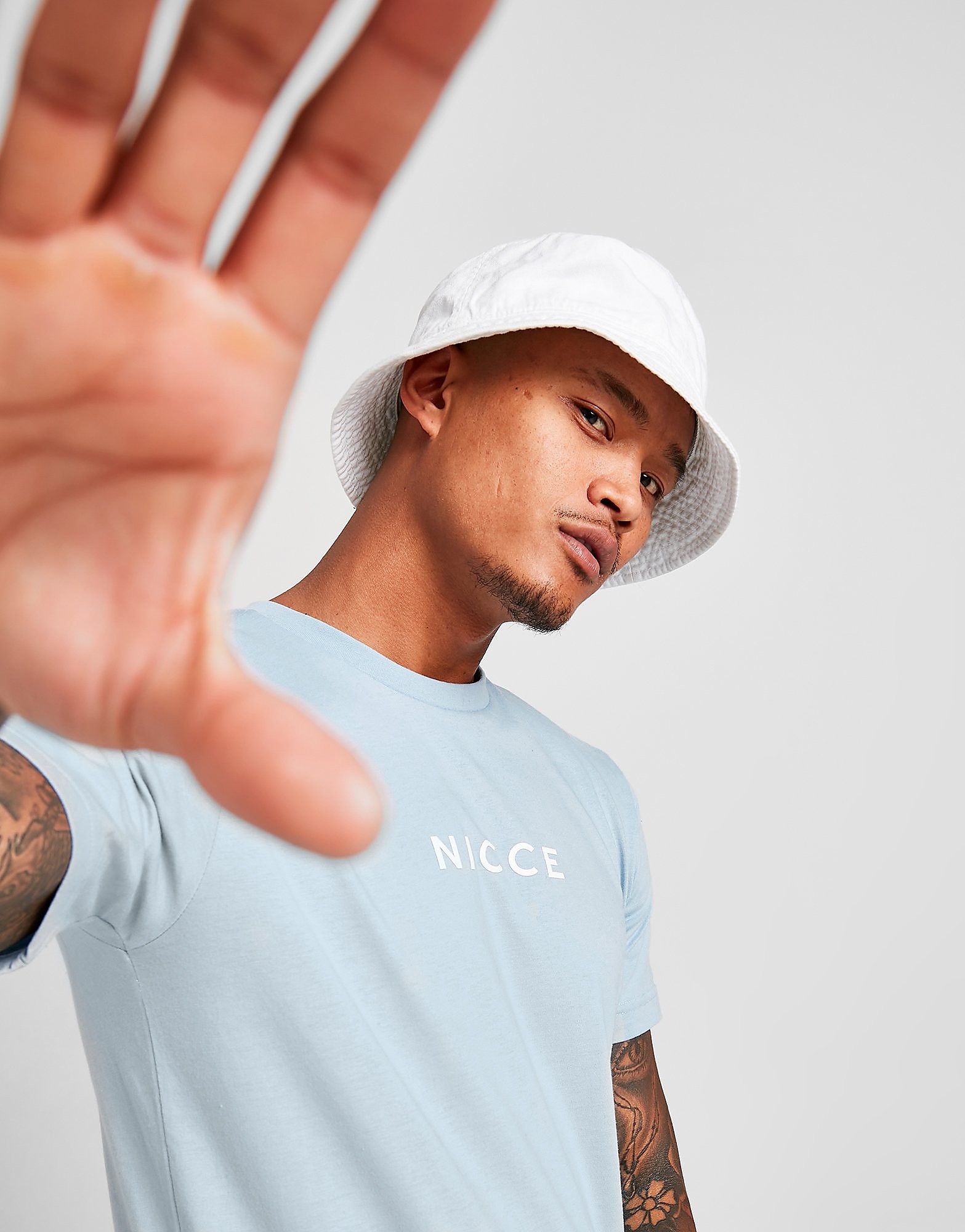 Nicce Centre Logo T-Shirt - Only at JD - Blue - Mens, Blue