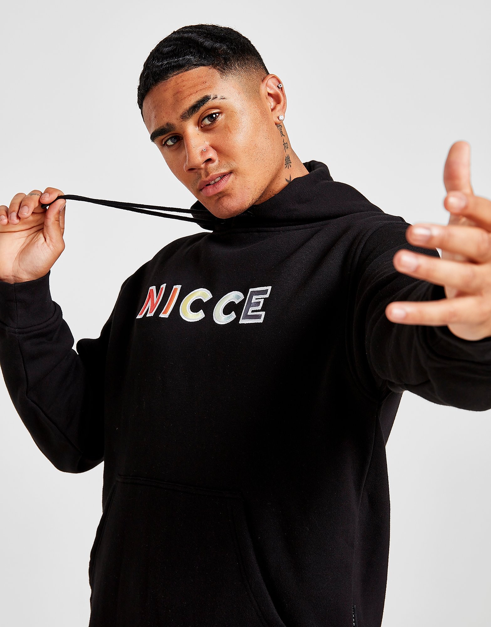 

Nicce Dent Overhead Hoodie - Only at JD - Black - Mens, Black