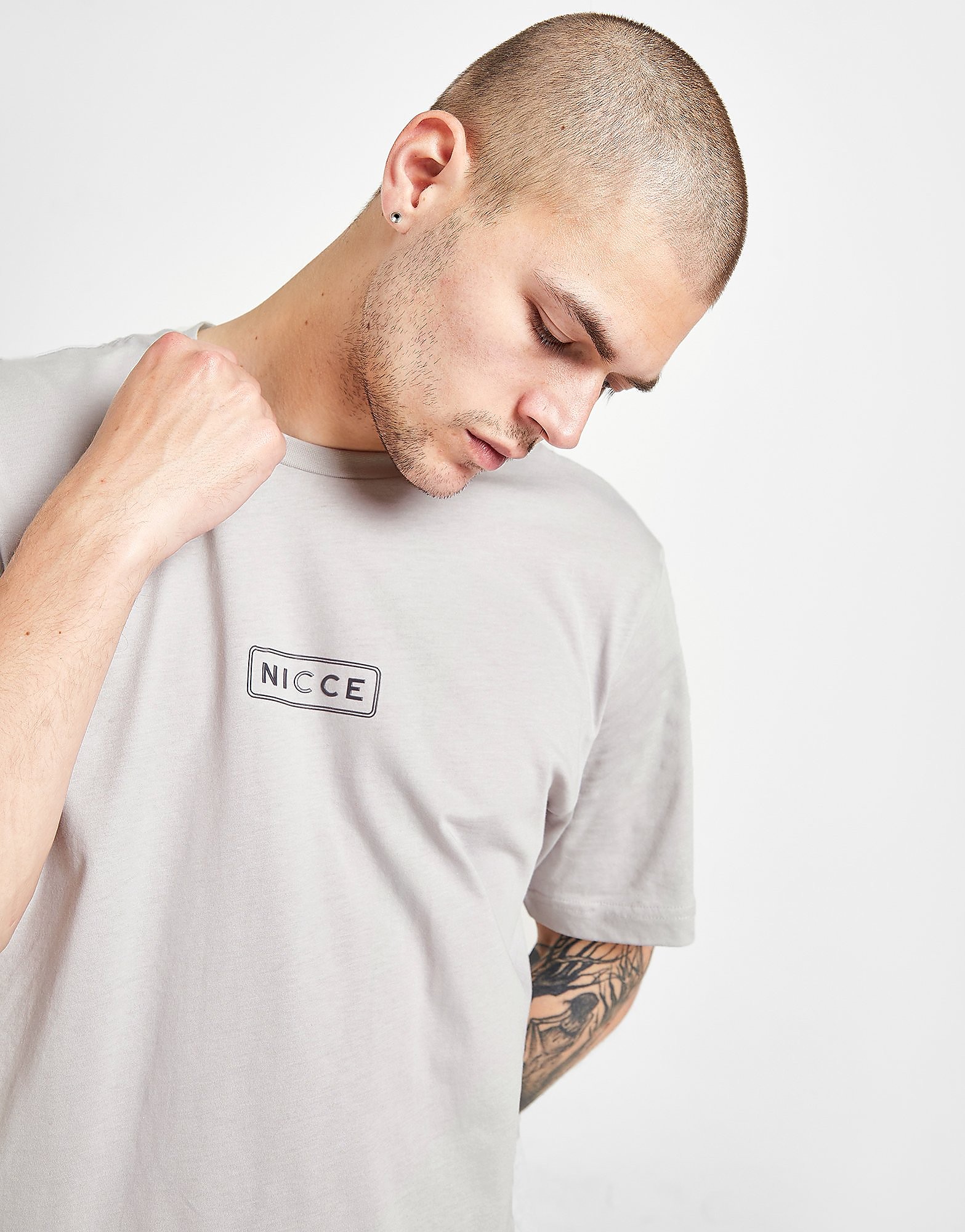 

Nicce Plinth T-Shirt - Only at JD - Grey - Mens, Grey
