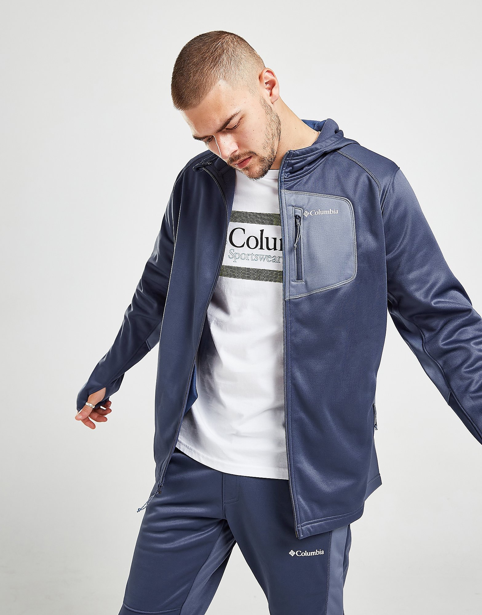 

Columbia Full Zip Jackson Creek Hoodie - Only at JD - Blue - Mens, Blue