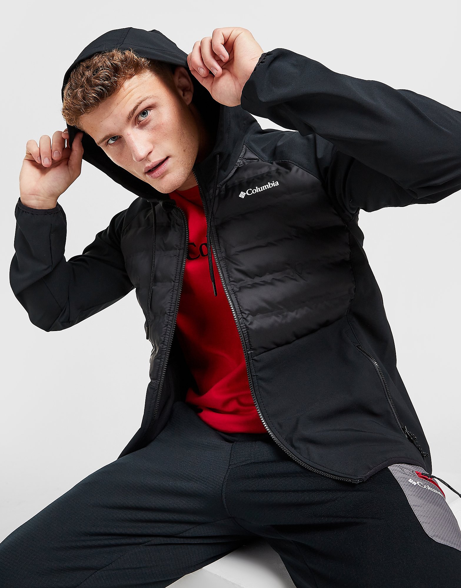 

Columbia Heath Hybrid Jacket - Only at JD - Black - Mens, Black