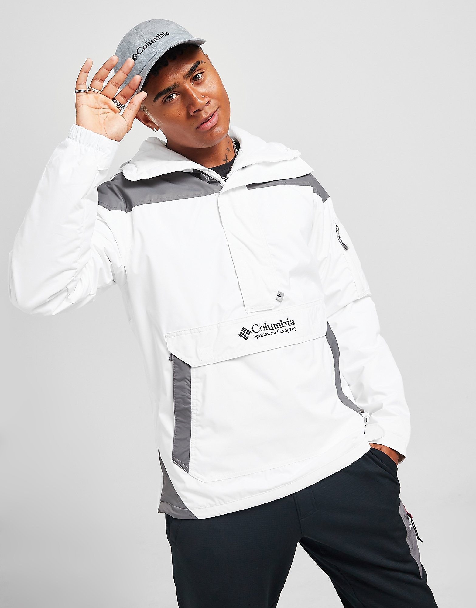 

Columbia Challenger Windbreaker Jacket - White - Mens, White