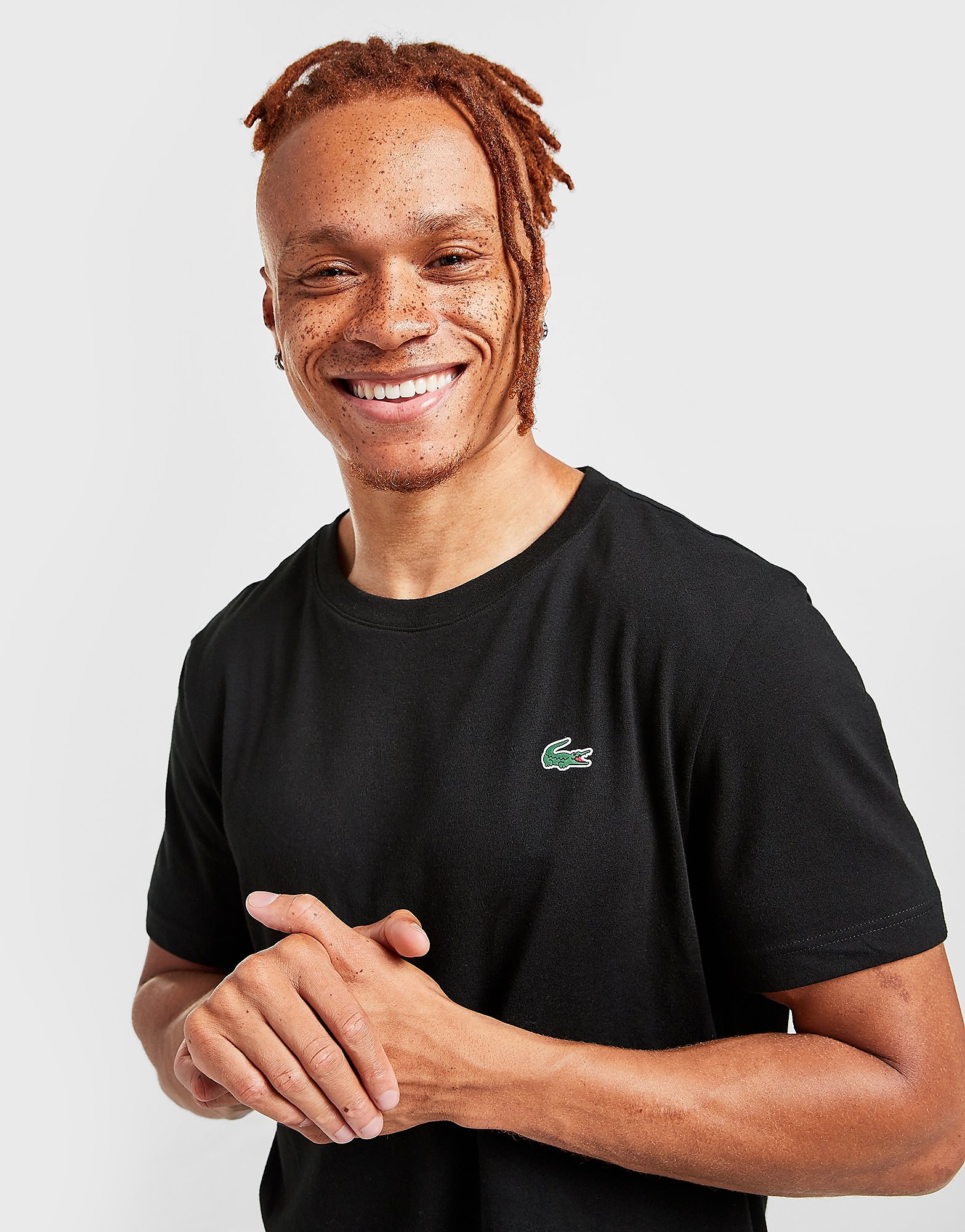 

Lacoste Poly Wordmark T-Shirt - Only at JD - Black - Mens, Black