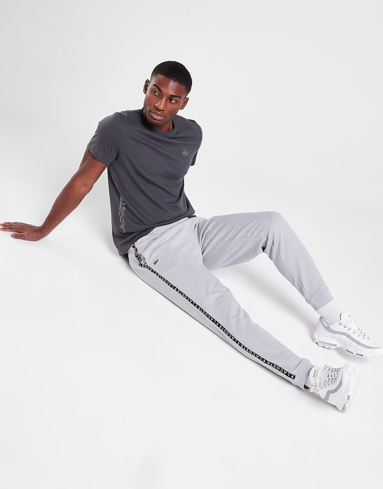 

Lacoste Tape Fleece Joggers - Only at JD - Grey - Mens, Grey