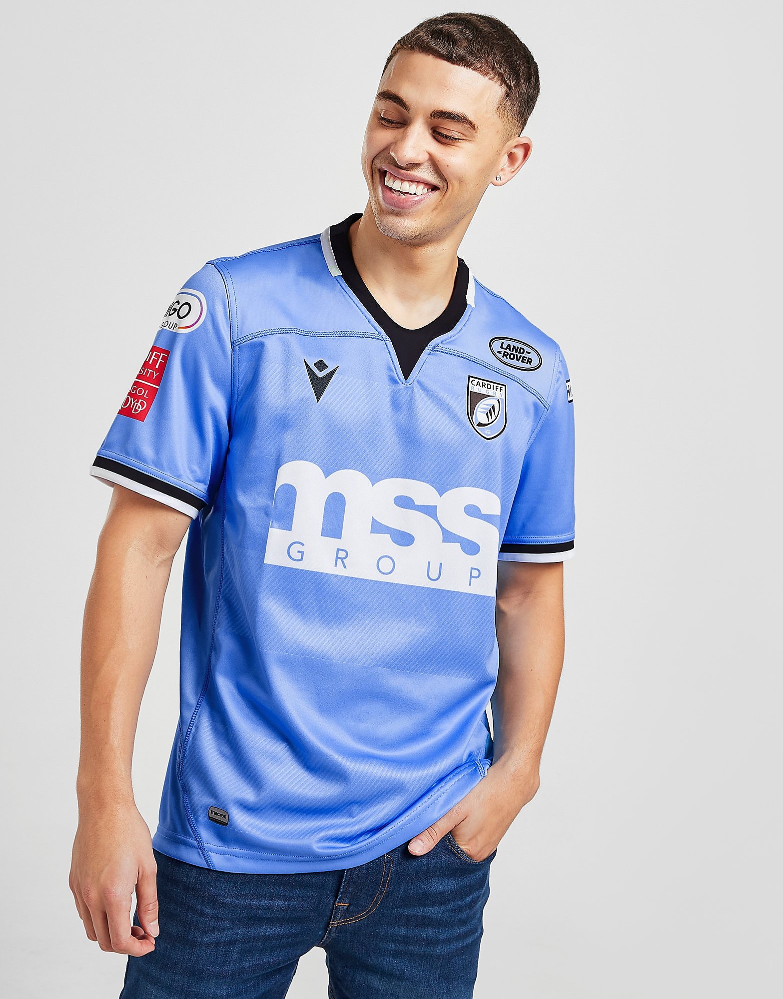 

Macron Cardiff Blues 2021/22 Home Shirt - Blue - Mens, Blue