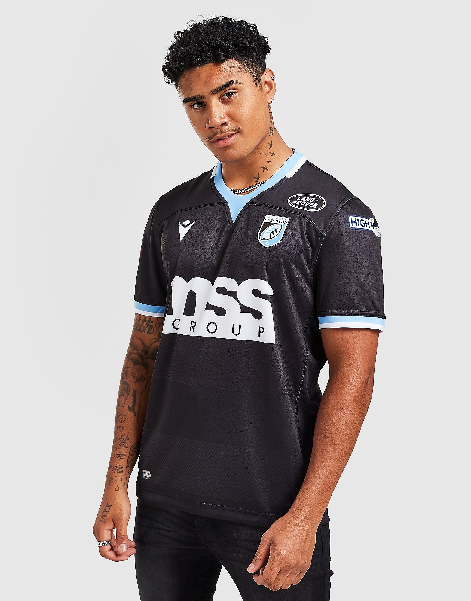 

Macron Cardiff Blues 2021/22 Away Shirt - Black - Mens, Black