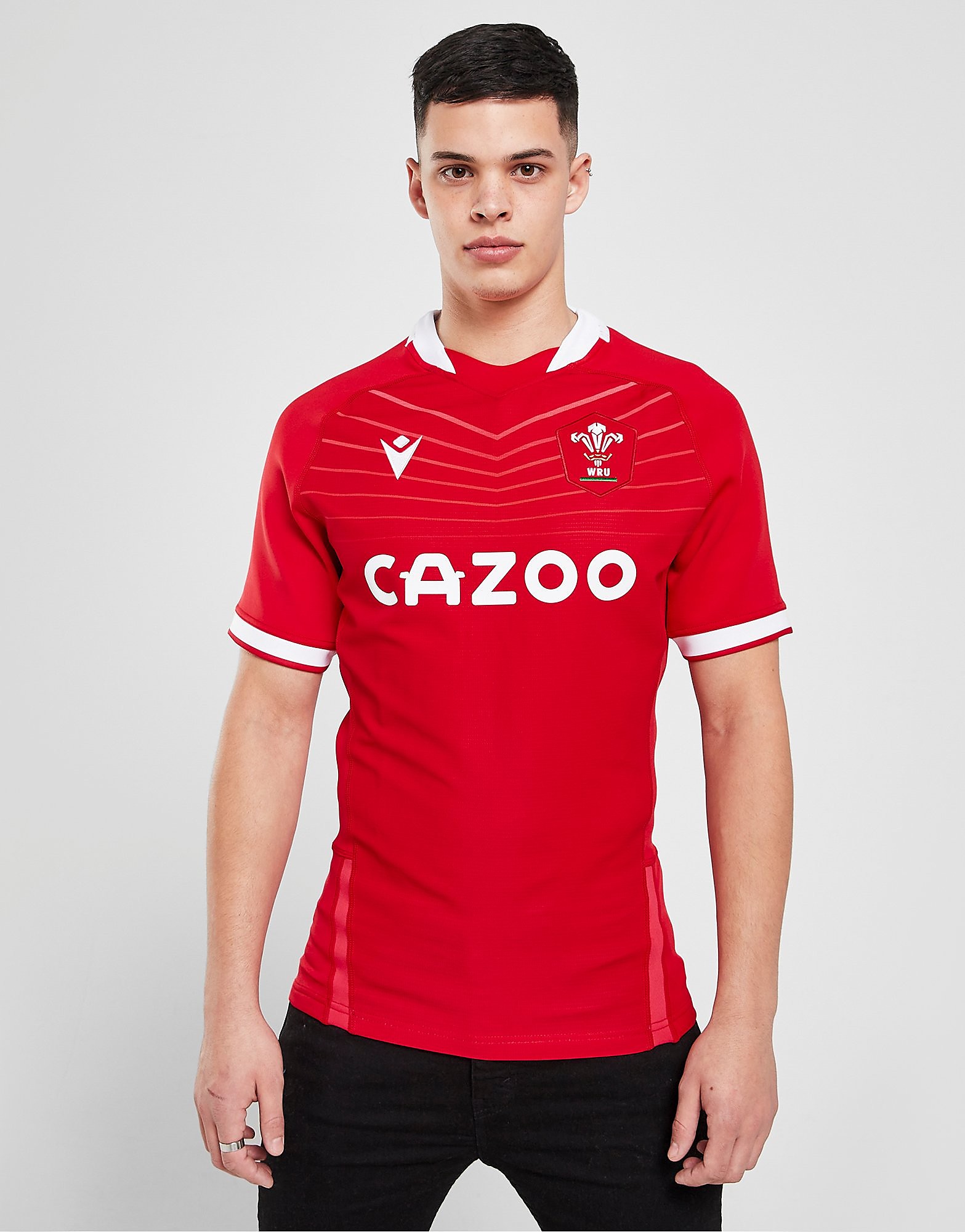 

Macron Welsh Rugby Union 2021/22 Home Pro Shirt - Red - Mens, Red
