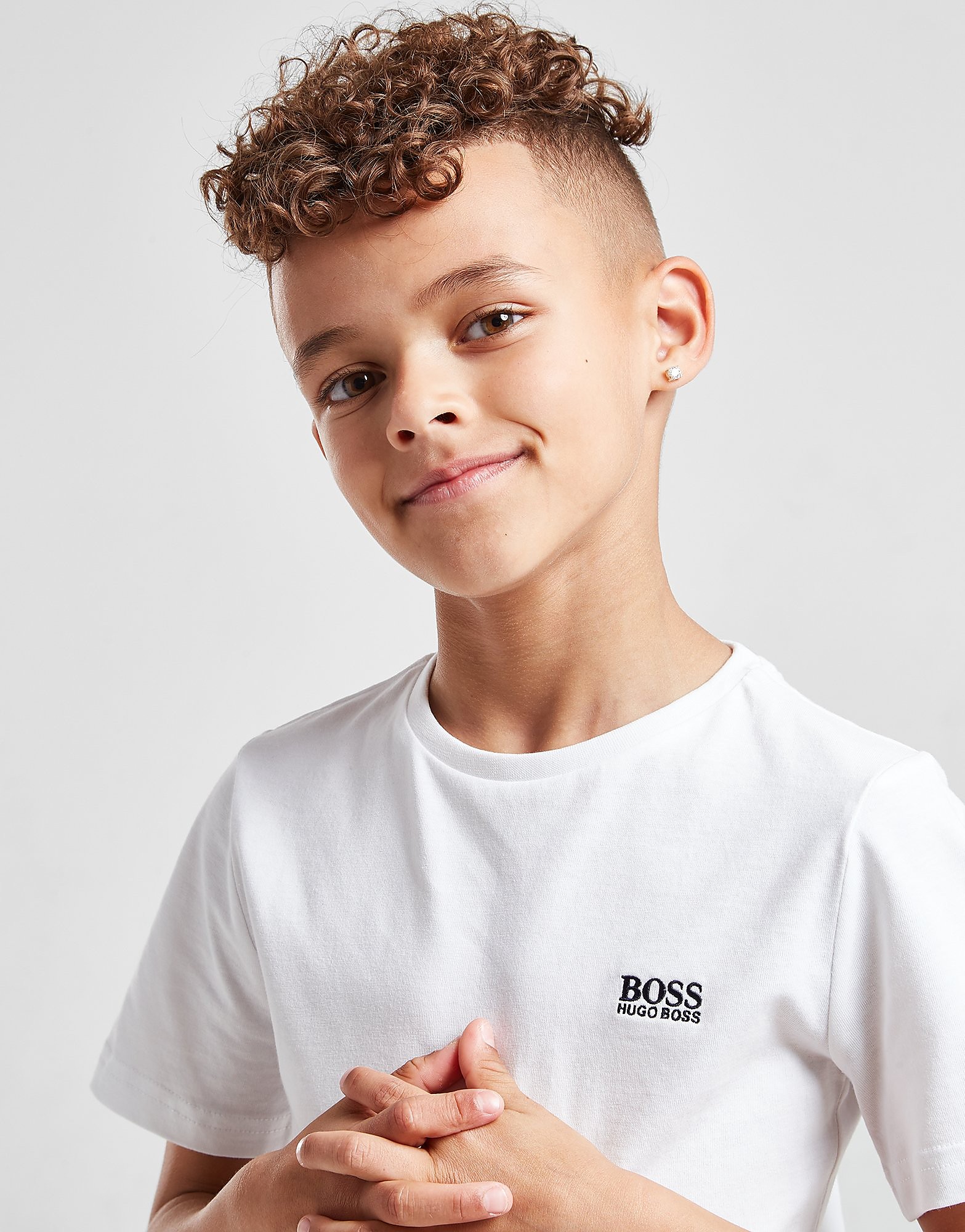 

BOSS Small Logo T-Shirt Children - White - Kids, White