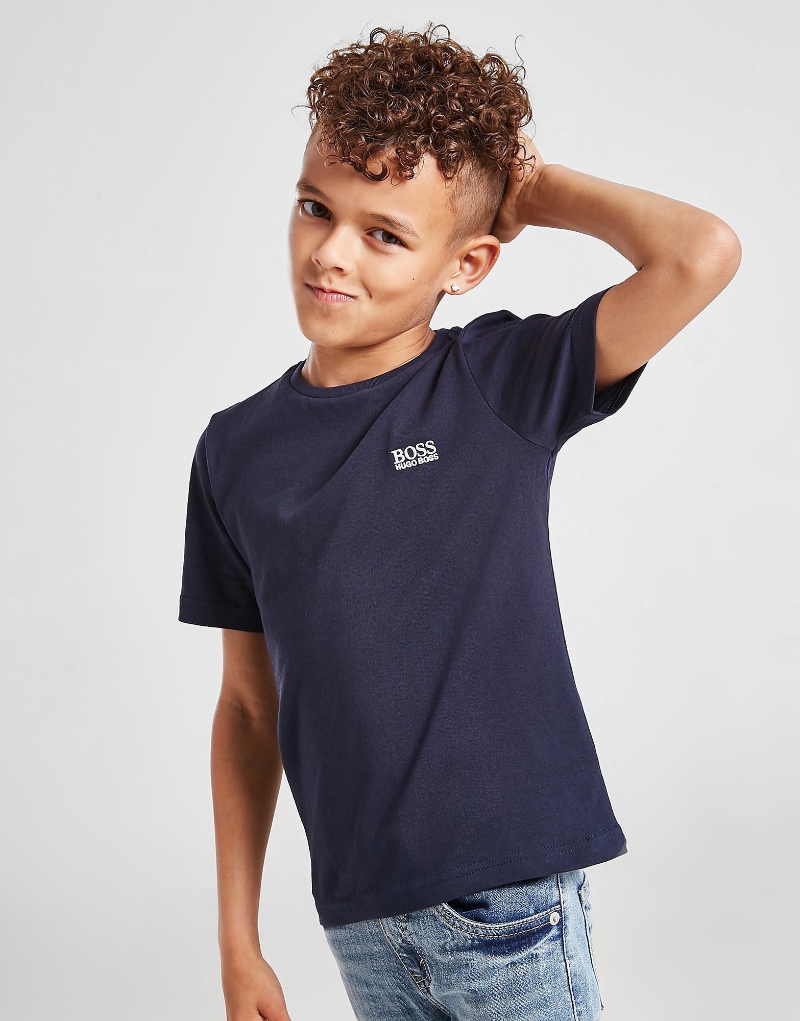 

BOSS Small Logo T-Shirt Children - Blue - Kids, Blue