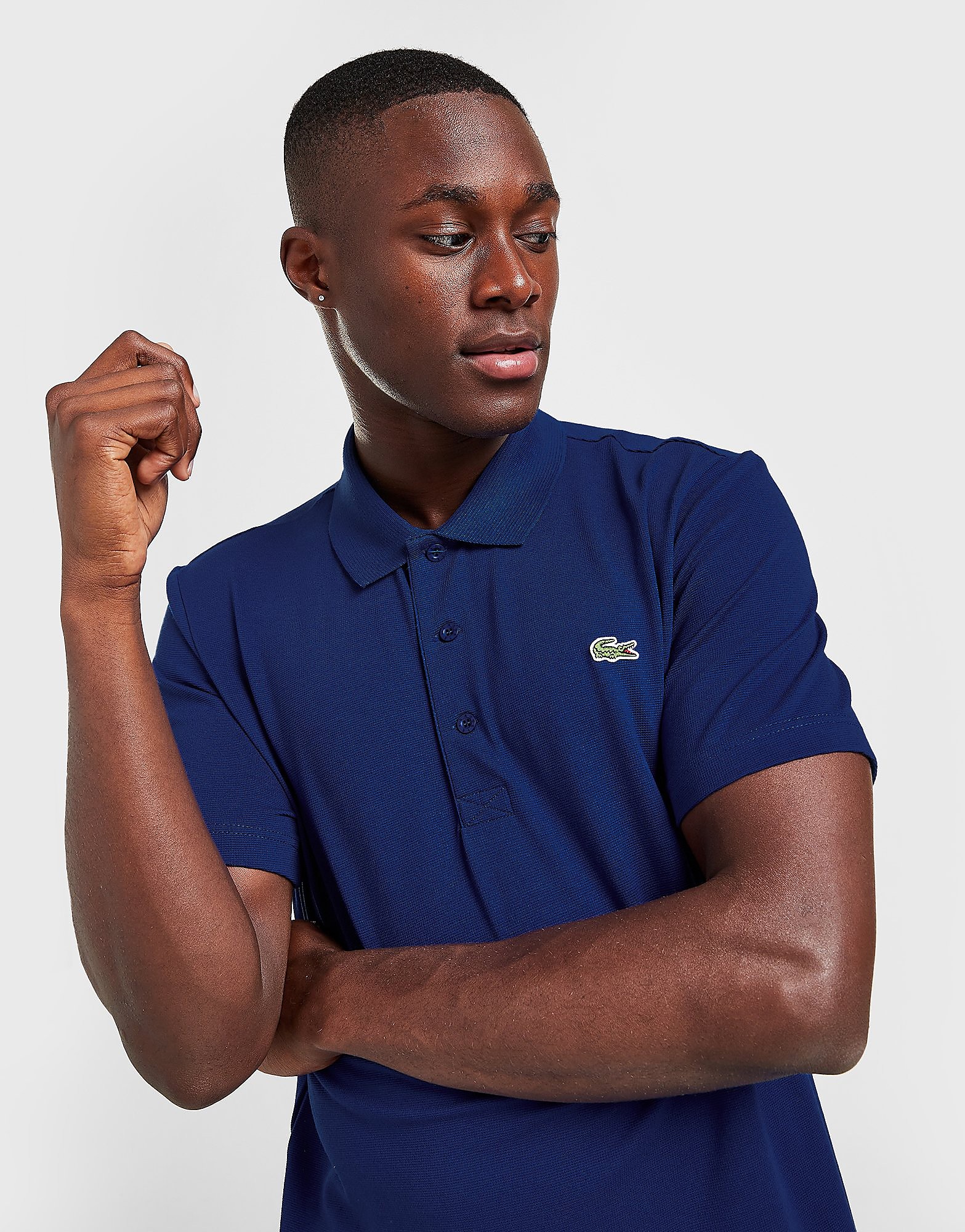 

Lacoste Alligator Short Sleeve Polo Shirt - Blue - Mens, Blue