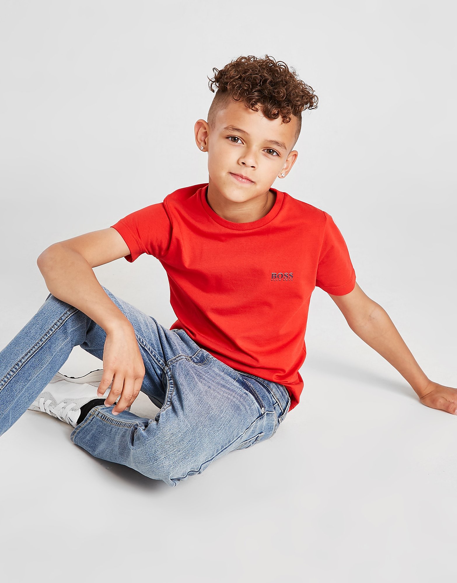 

BOSS Small Logo T-Shirt Children - Red - Kids, Red