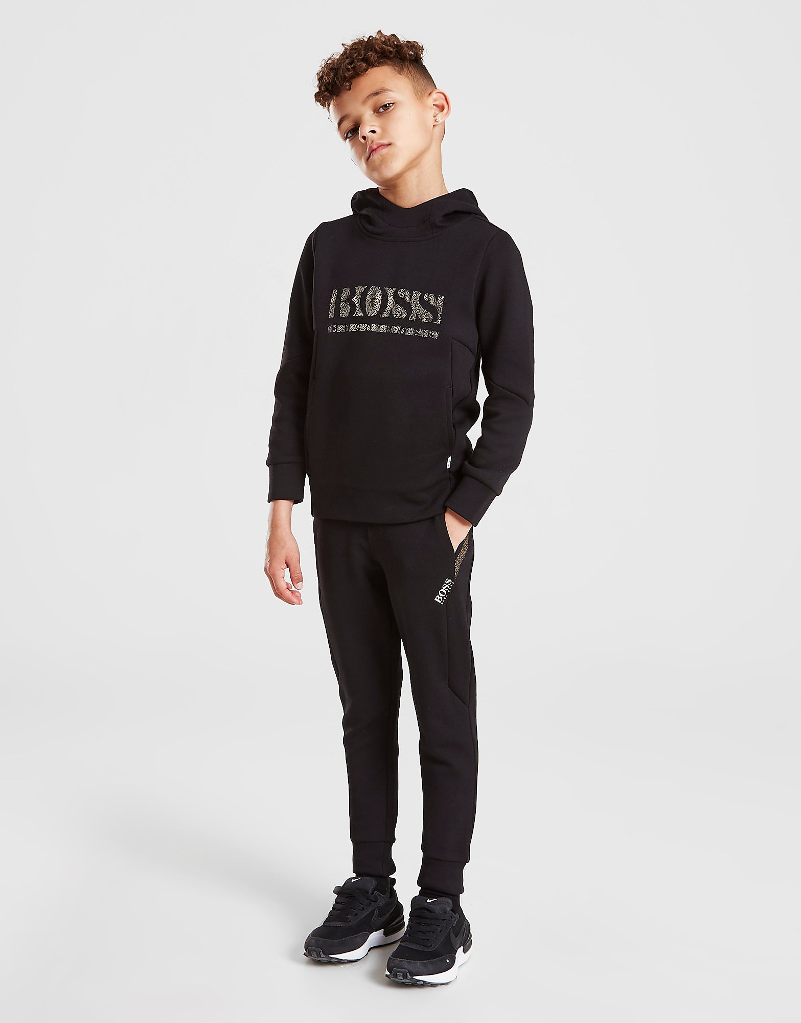 

BOSS Logo Joggers Children - Black - Kids, Black