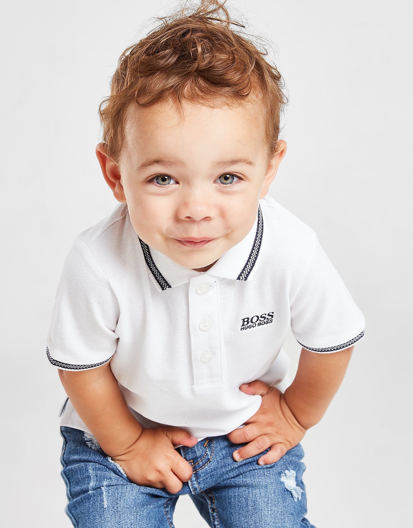 

BOSS Small Logo Polo Shirt Infant - White - Kids, White