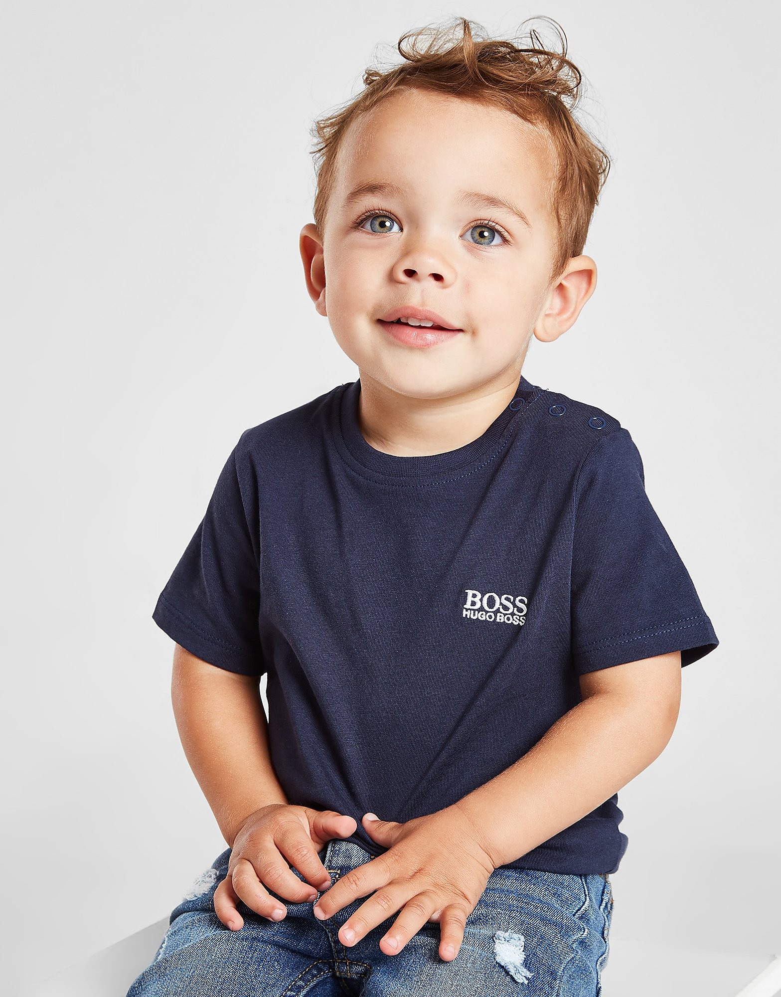 

BOSS Small Logo T-Shirt Infant - Navy - Kids, Navy