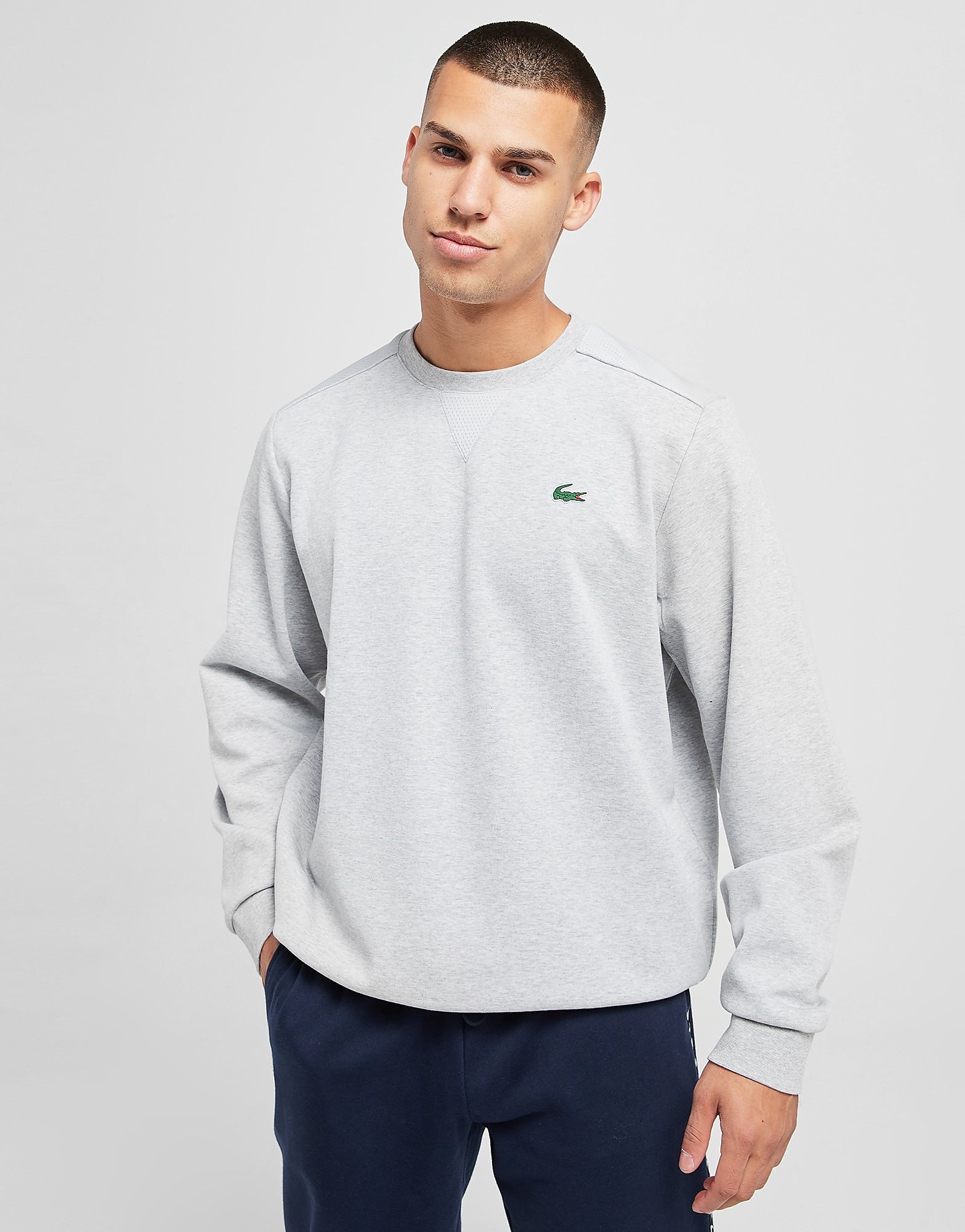

Lacoste Sport Mesh Sweatshirt - Grey - Mens, Grey