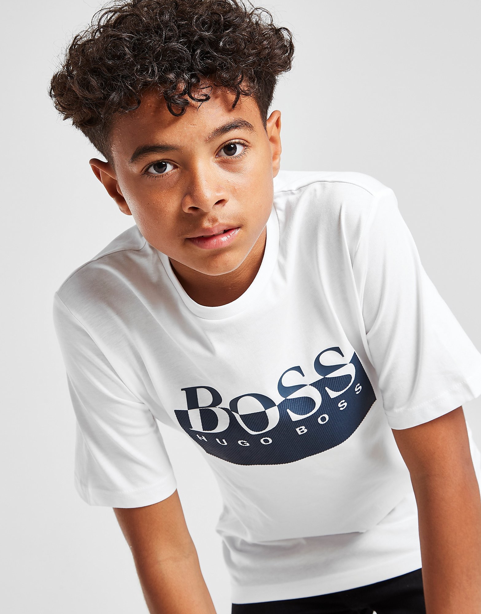 

BOSS Essential Logo T-Shirt Junior - White - Kids, White