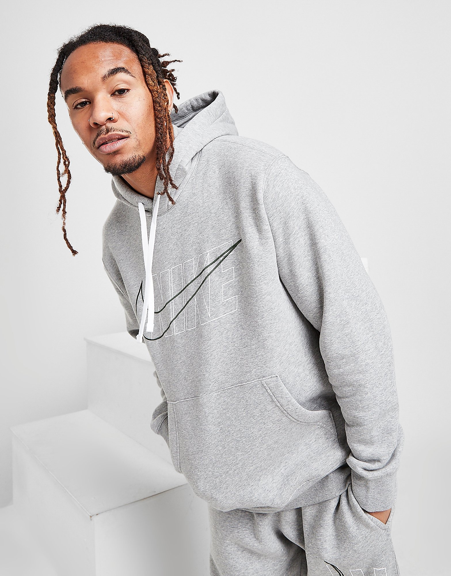 

Nike Club Overhead Hoodie - Grey - Mens, Grey