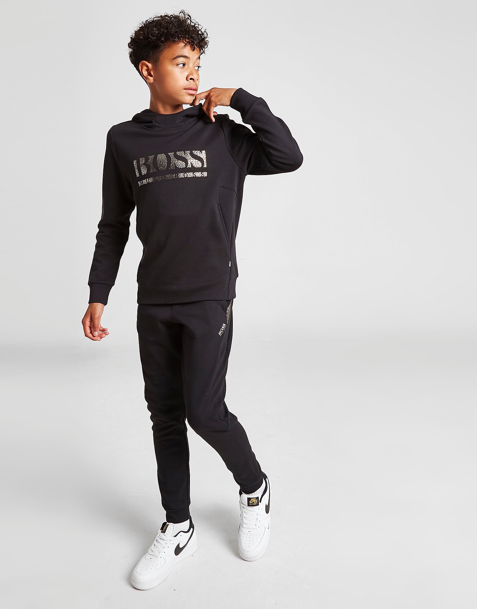 

BOSS Fleece Joggers Junior - Black - Kids, Black
