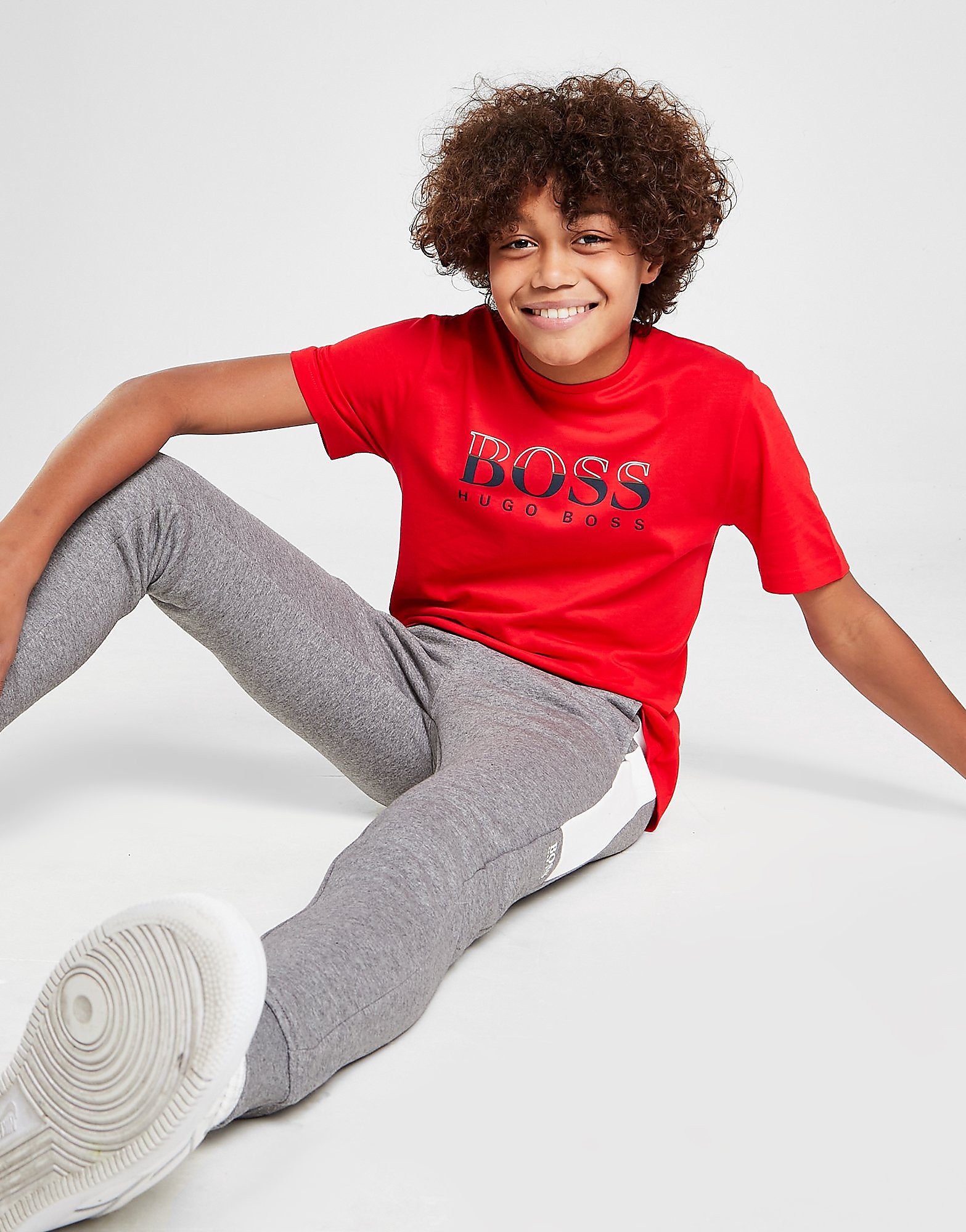 

BOSS Essential Logo T-Shirt Junior - Red - Kids, Red