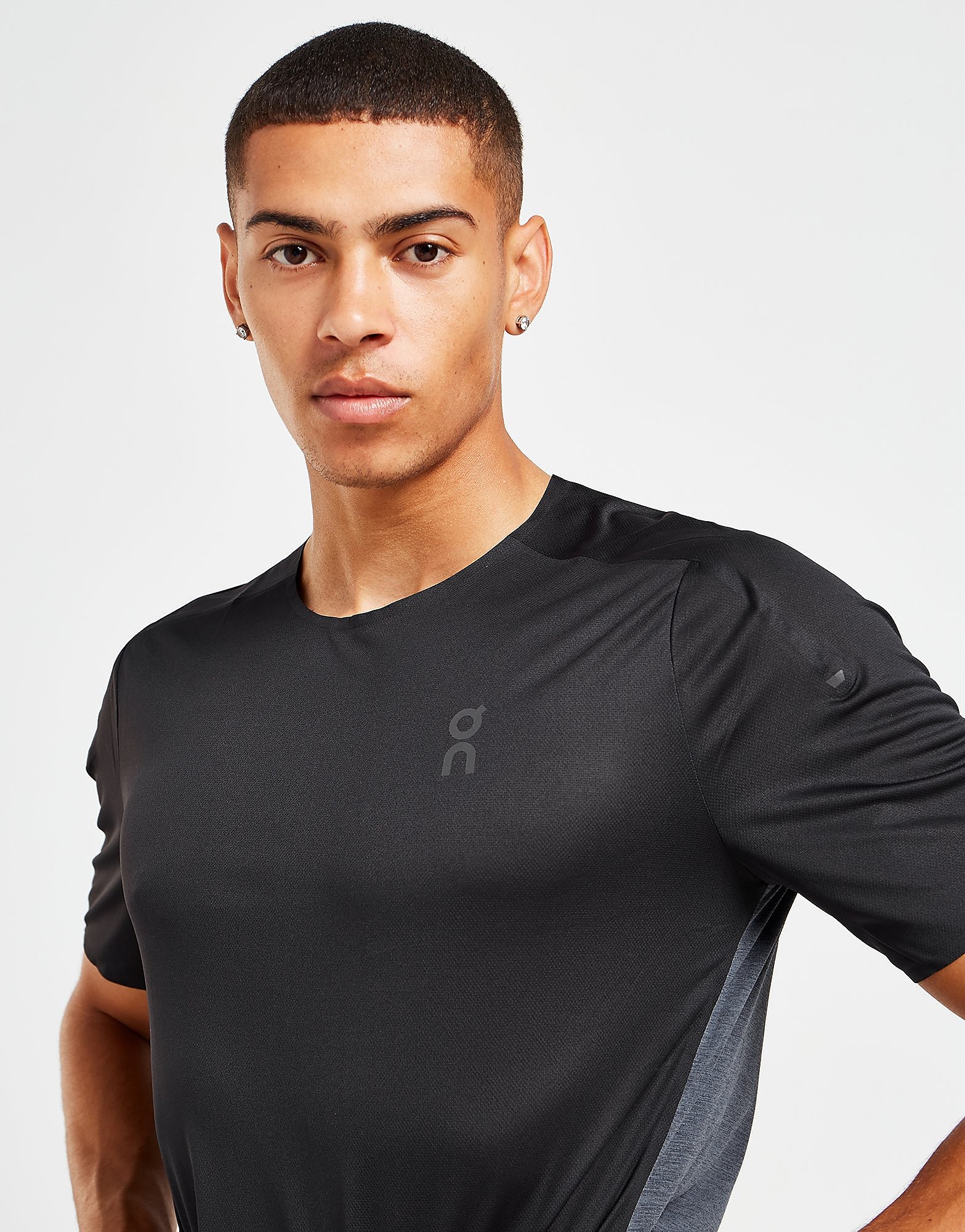 

On Running Performance Polyester T-Shirt - Black, Black