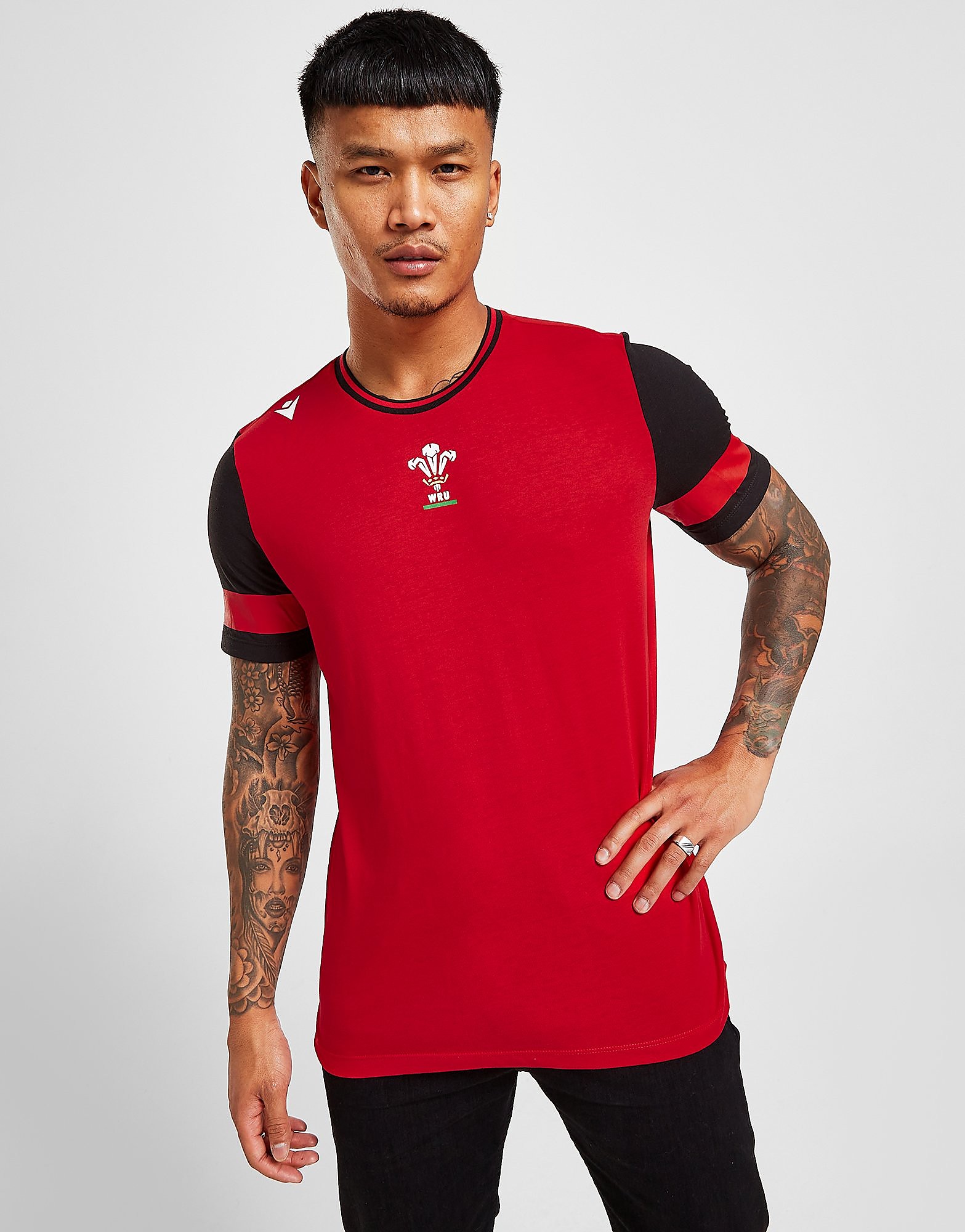 

Macron Welsh Rugby 21/22 T-Shirt - Red - Mens, Red