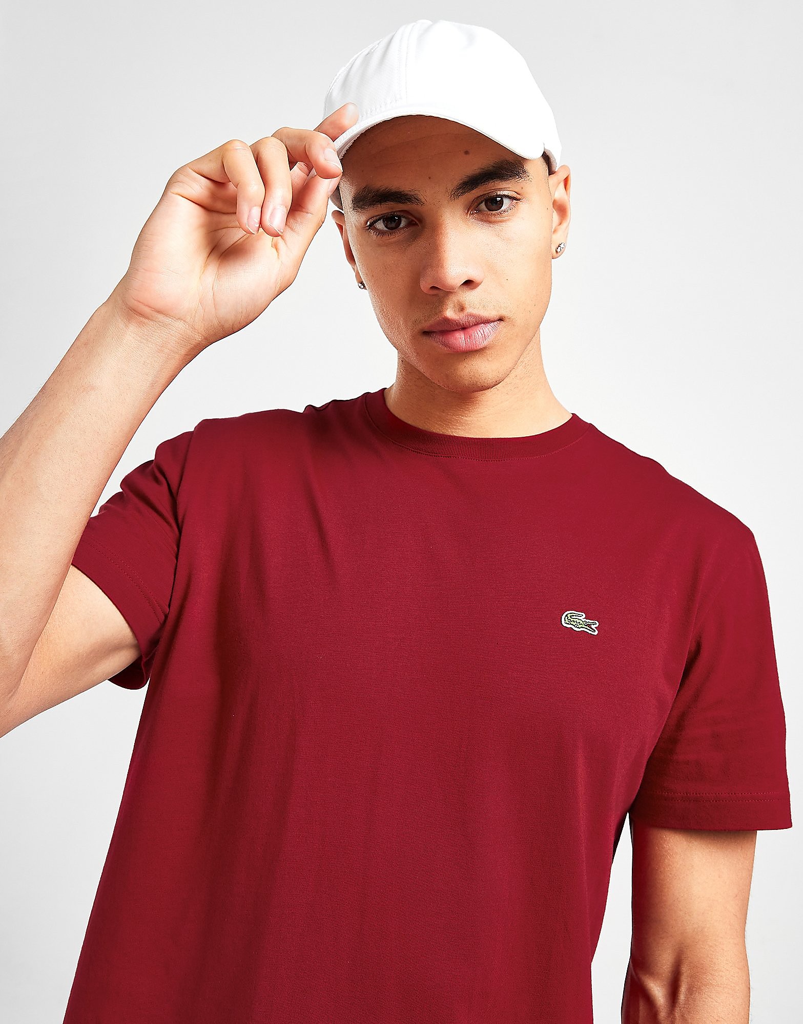 

Lacoste Croc Logo T-Shirt - Red/Burgundy - Mens, Red/Burgundy