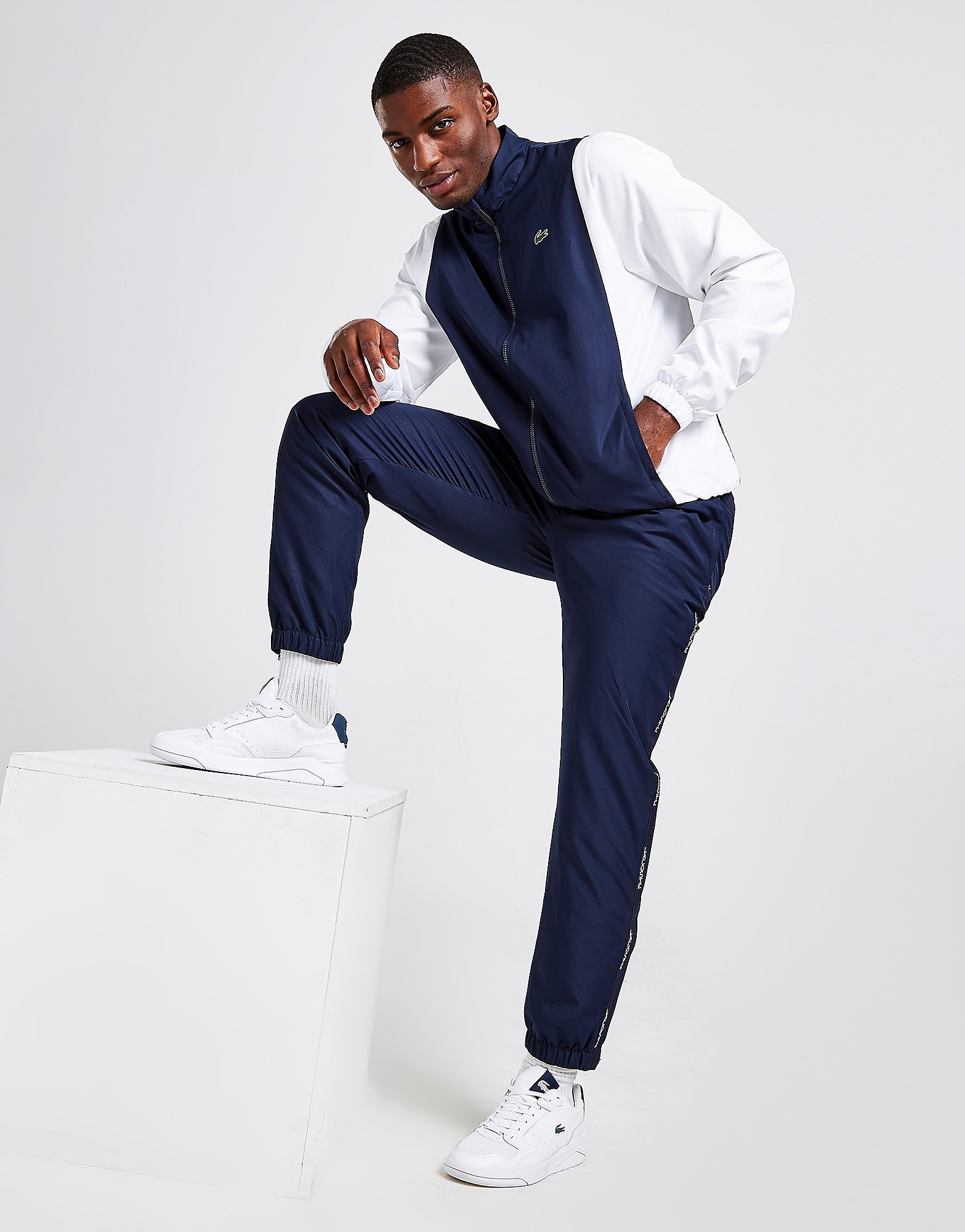 

Lacoste Colour Block Tape Tracksuit - Mens
