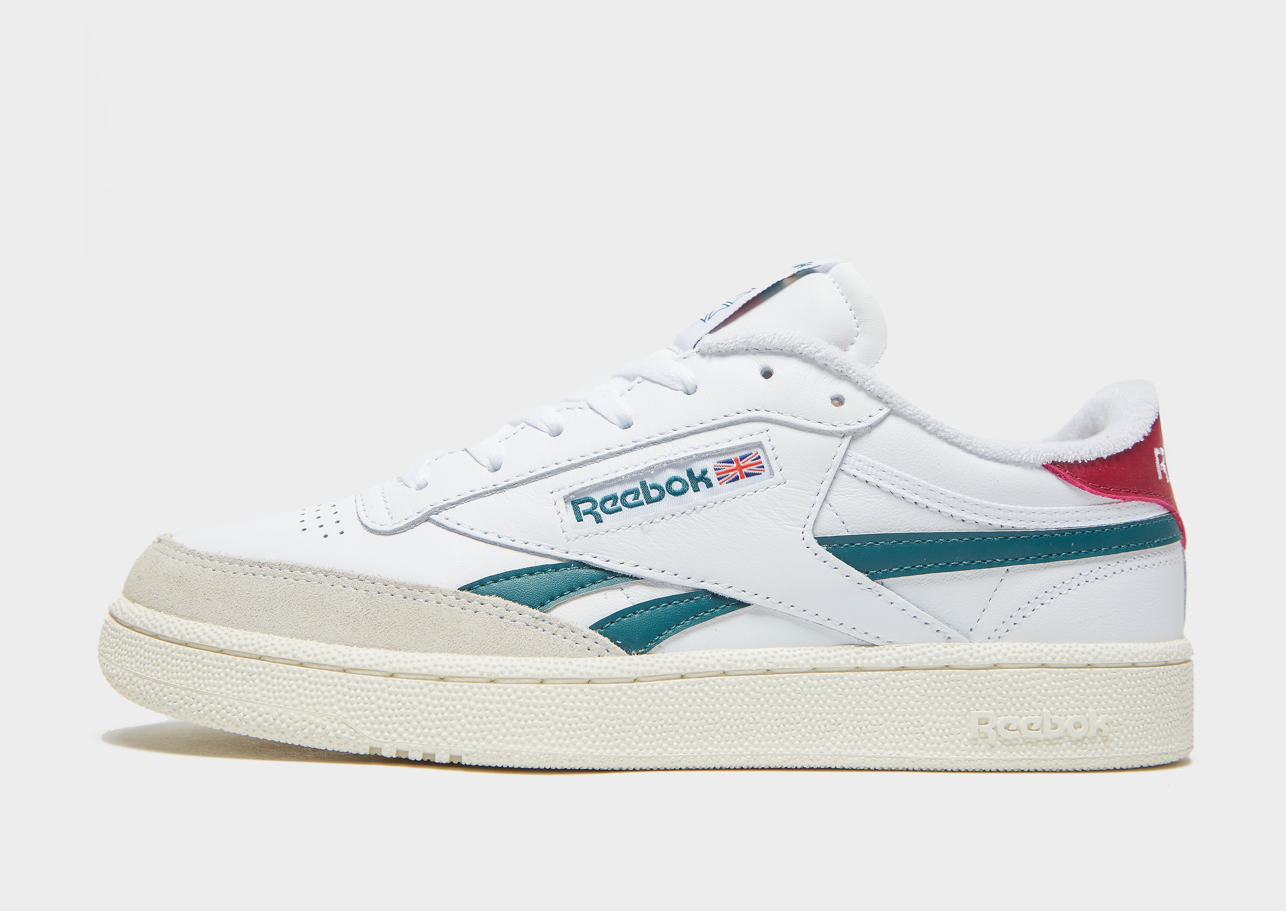 

Reebok Club C Revenge - Cloud White / Midnight Pine / Punch Berry - Womens, Cloud White / Midnight Pine / Punch Berry